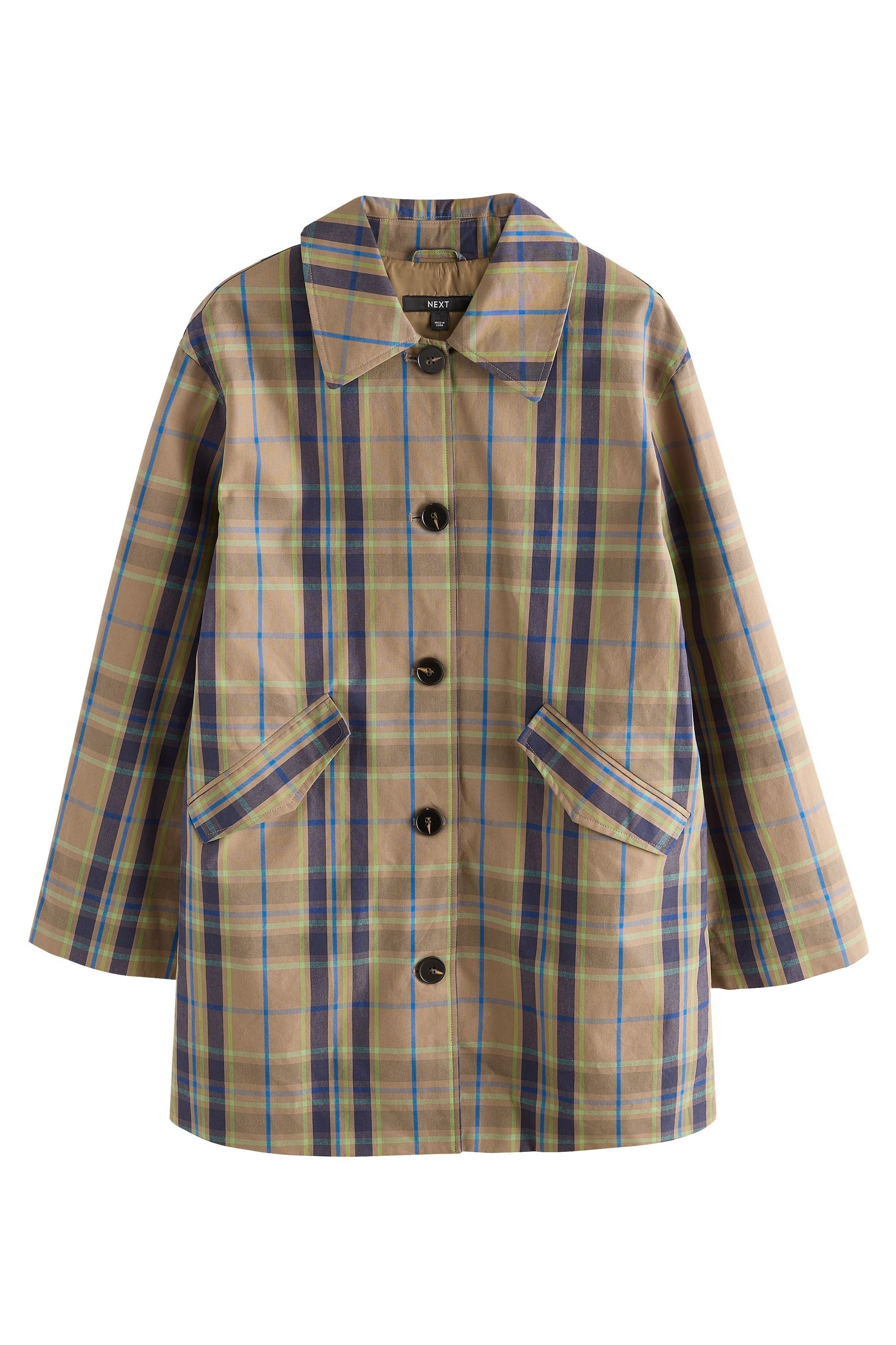 Next Trenchcoat Karierter Trenchcoat (1-tlg)