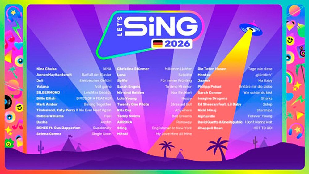 Let's Sing 2026 German Version Nintendo Switch