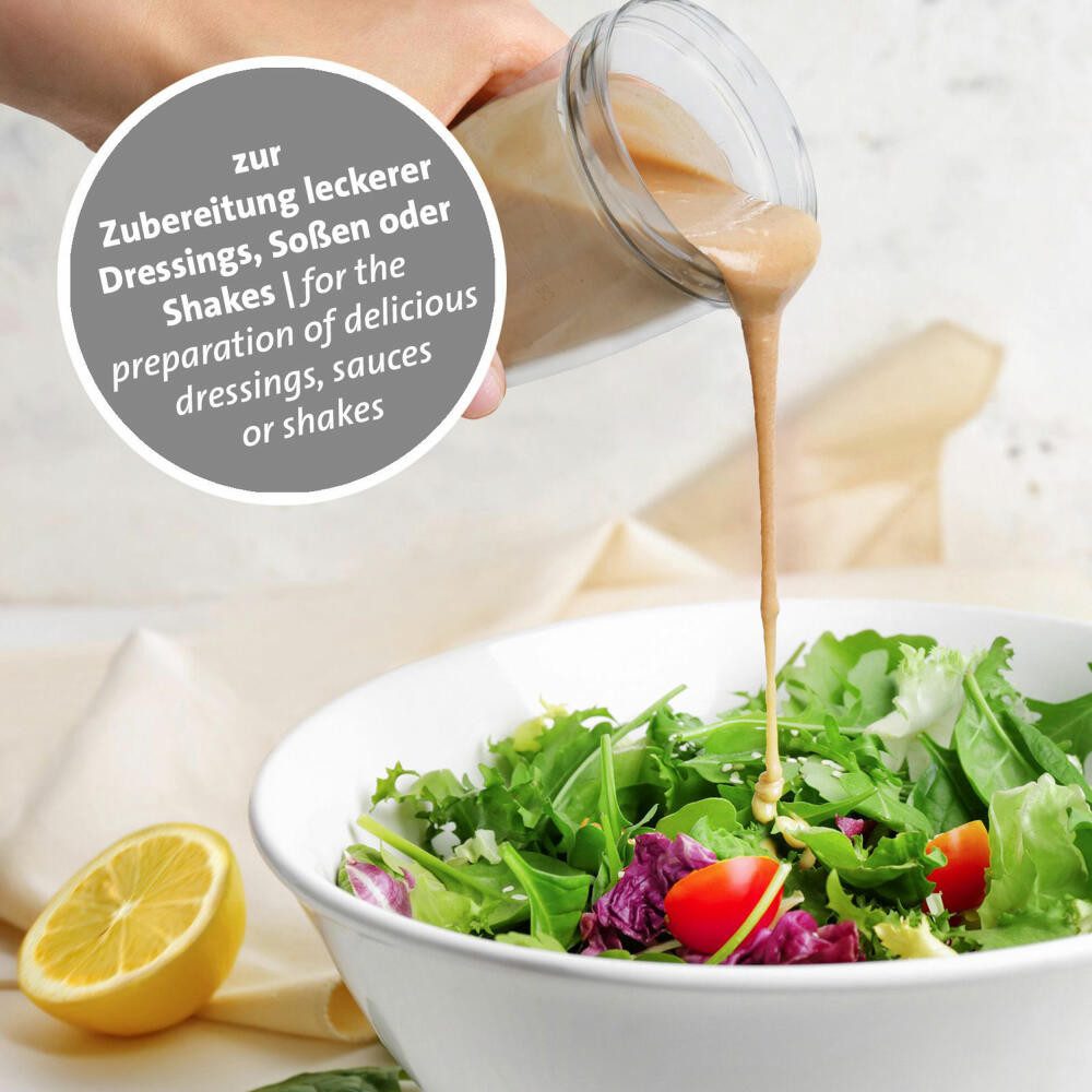 WESTMARK Dressing Shaker »Mix-Ei«, 0,25 l, blau, mit herausnehmbarer Mixscheibe, PP, PE, SAN