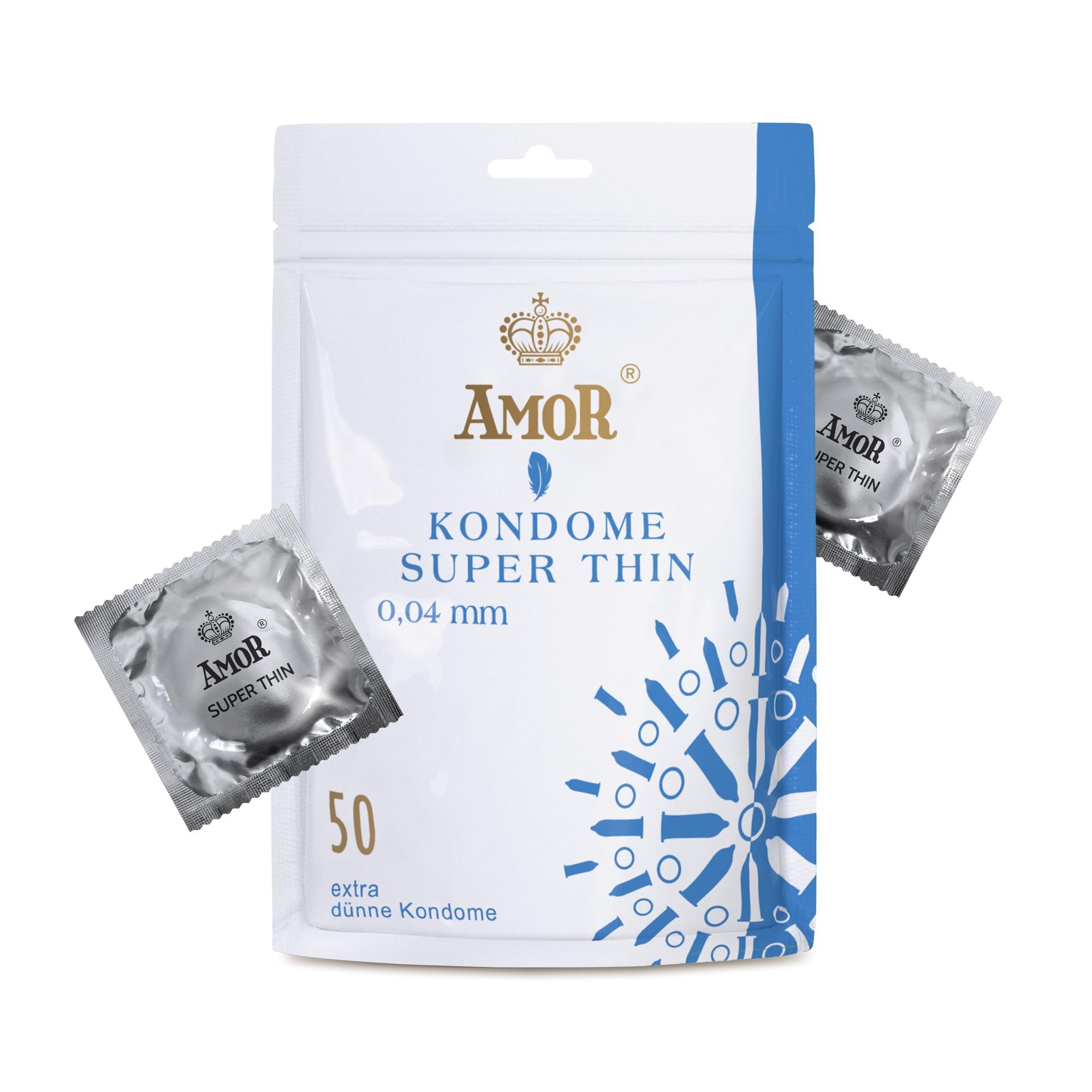 Amor Kondome AMOR Premium Kondome, verschiedene Sorten & Größen, Super Thin