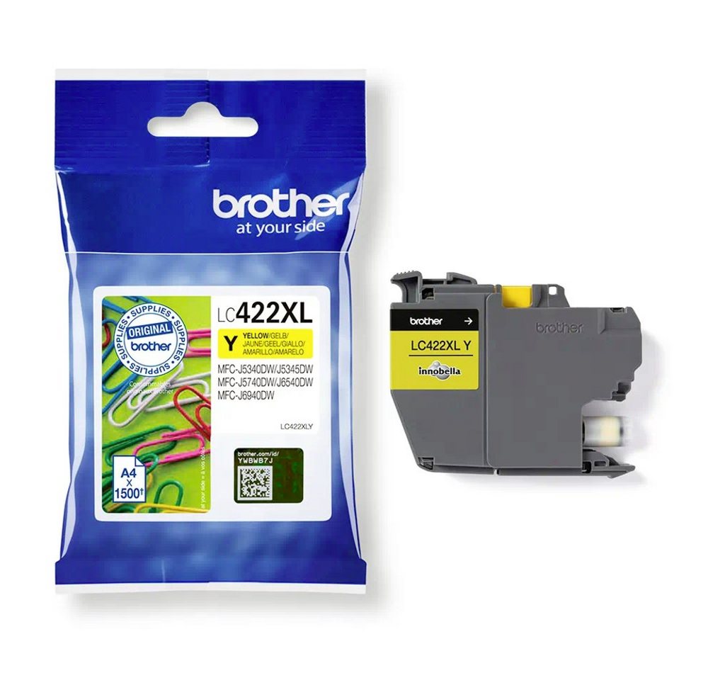 Thumbnail - Brother Brother Druckerpatrone LC-422XLY Original Gelb LC422XLY Tintenpatrone