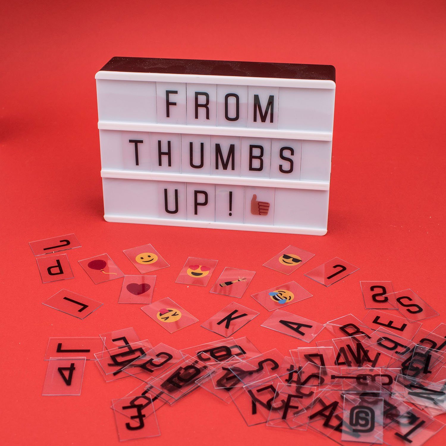 Thumbs Up LED Dekolicht LED Retro Leuchtkasten - A6 Cinematic Lightbox, LED fest integriert