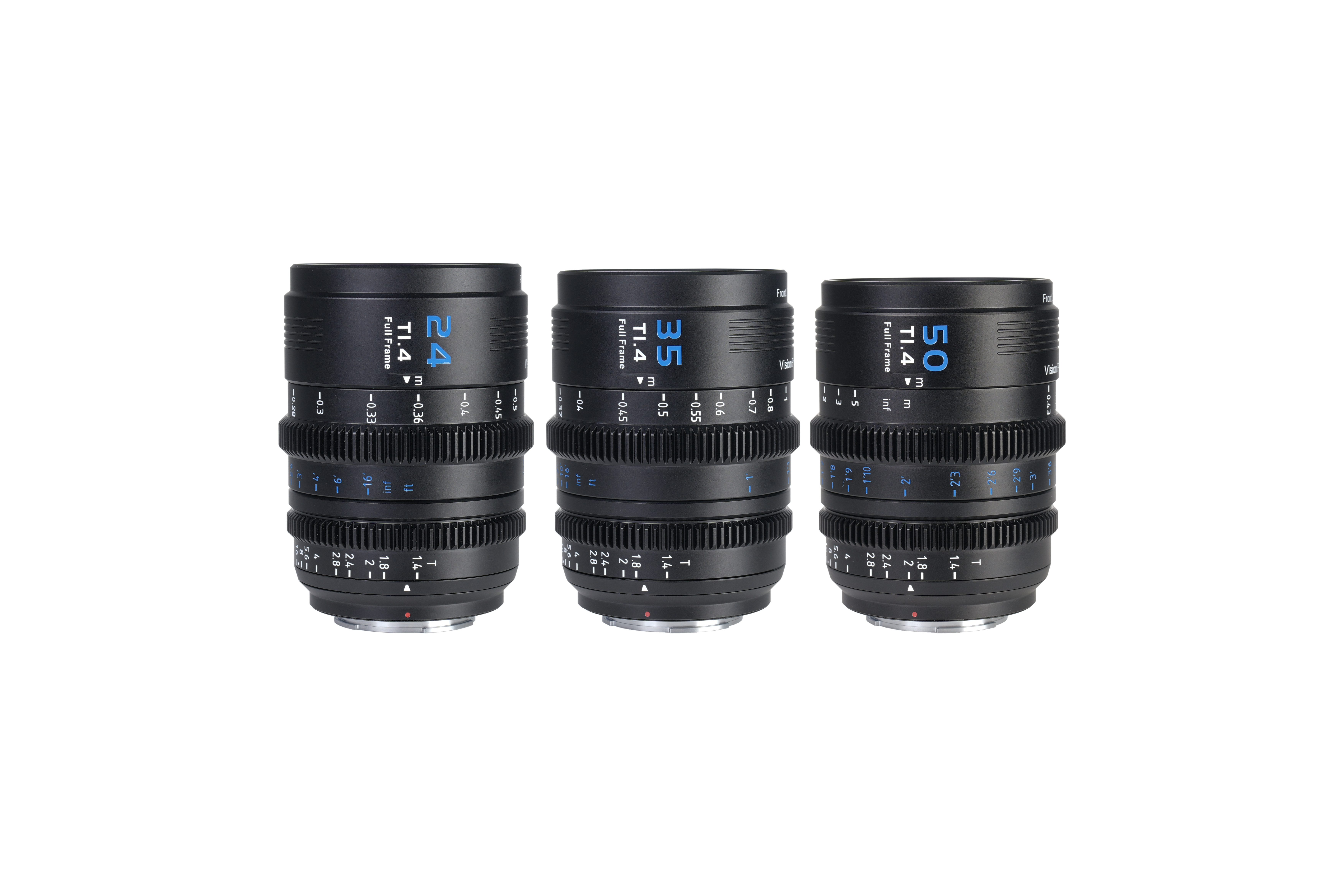 SIRUI Vision Prime 24 & 35 & 50mm Objektiv, (T1.4 Full-frame Cine Lens)