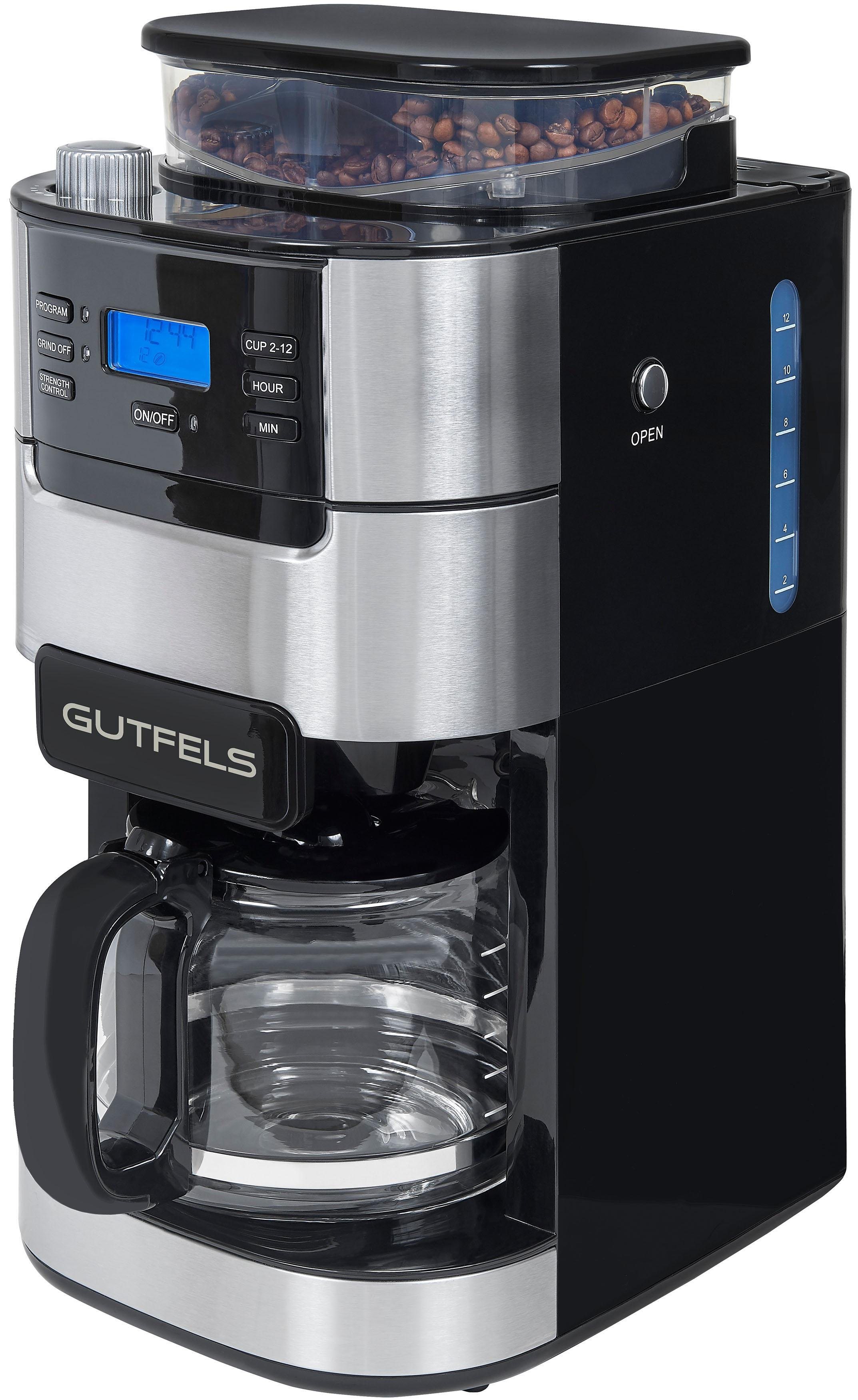 Kaffeemaschine mit Mahlwerk KA 8102 swi, 1,5l Kaffeekanne, Permanentfilter 1x4 Kaffeemaschine mit Mahlwerk KA 8102 swi, 1,5l Kaffeekanne, Permanentfilter 1x4