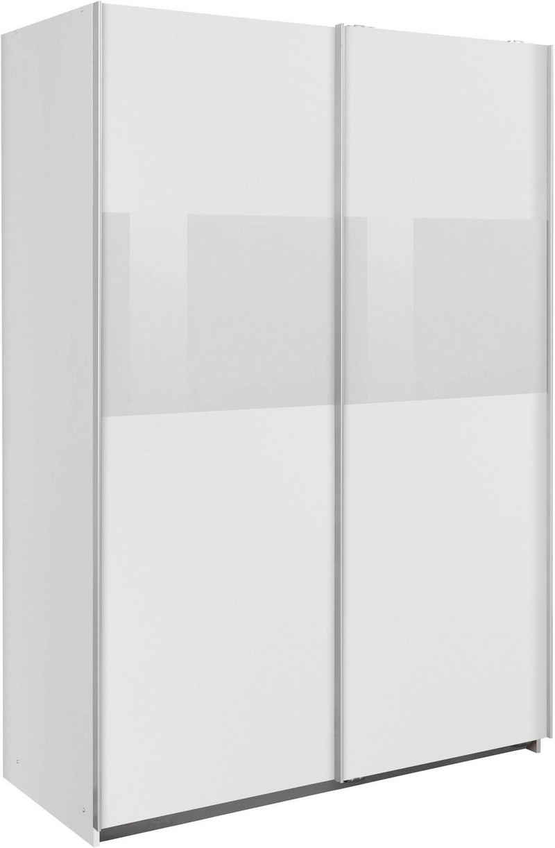 Wimex Schwebetürenschrank »Bramfeld« mit Glaselementen und zusätzlichen Einlegeböden