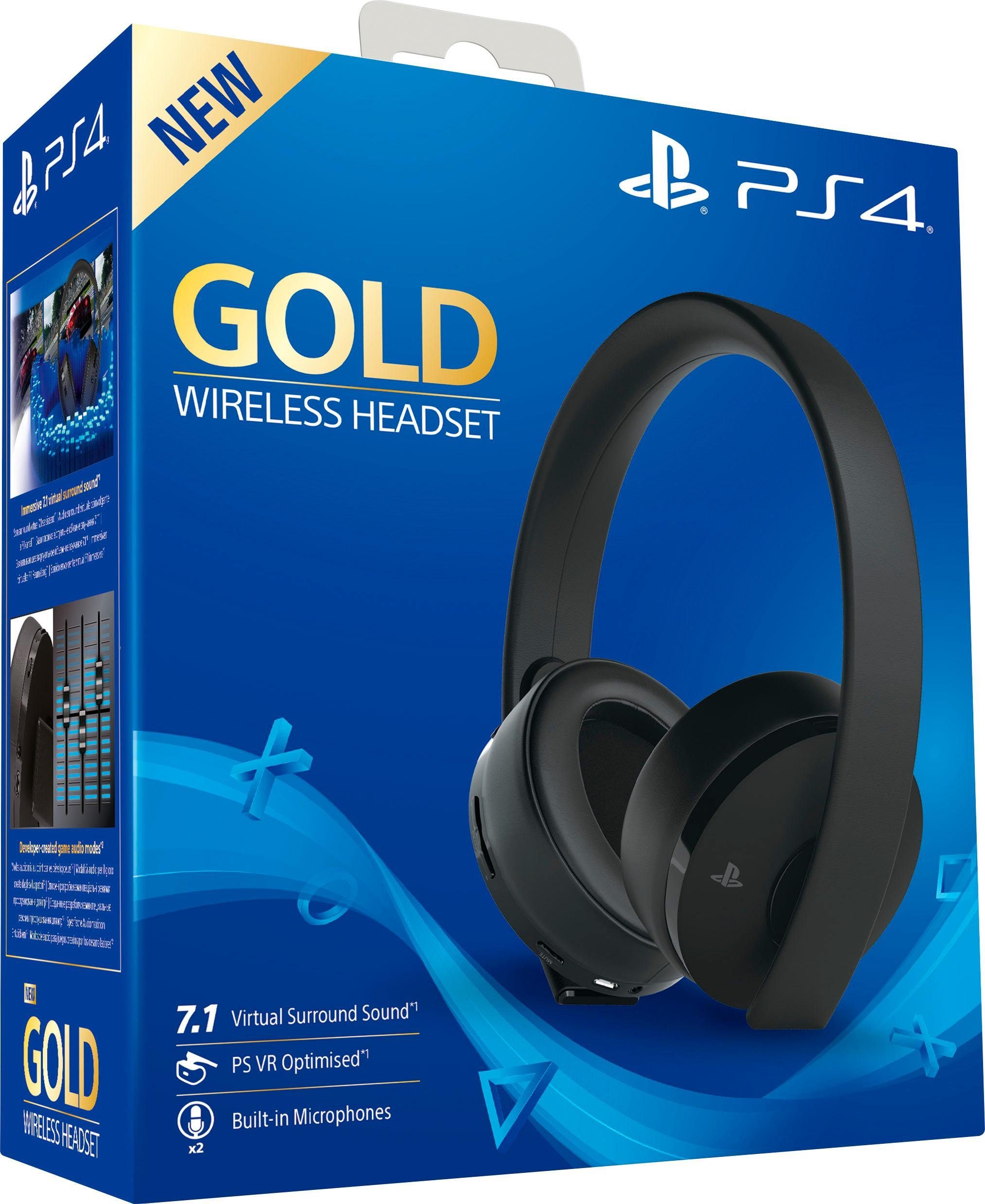 PlayStation 4 »Gold« Wireless-Headset, Hören ungesehene Gegner und epische  Explosionen mit dem 7.1 Virtueller Surround Sound. online kaufen | OTTO