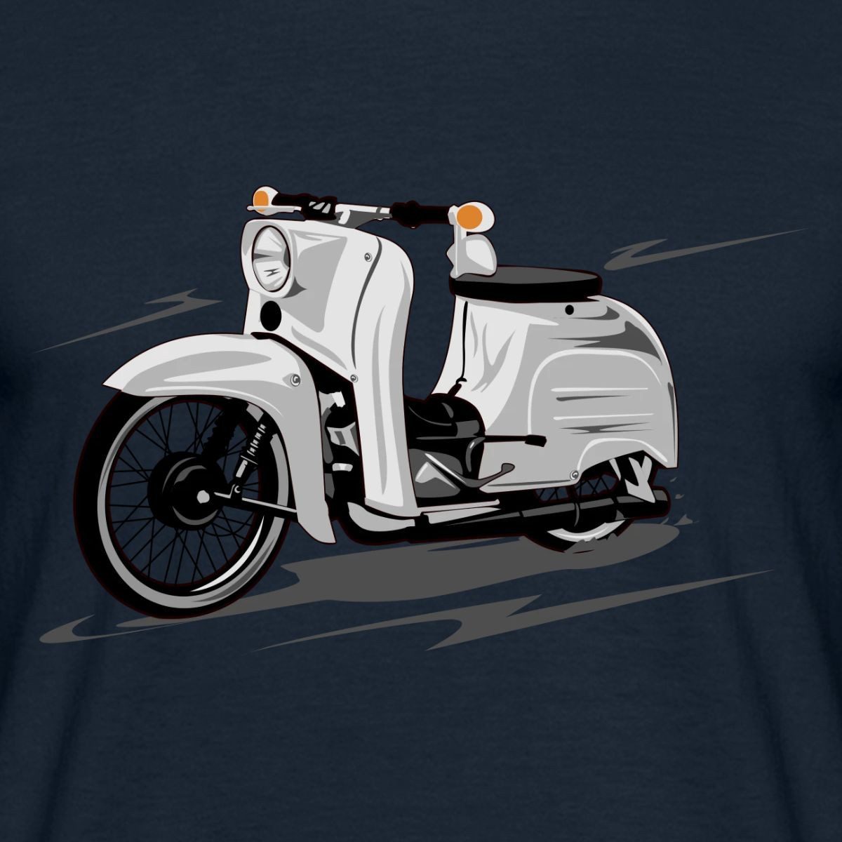Spreadshirt T-Shirt Moped Klassiker Männer T-Shirt (1-tlg)