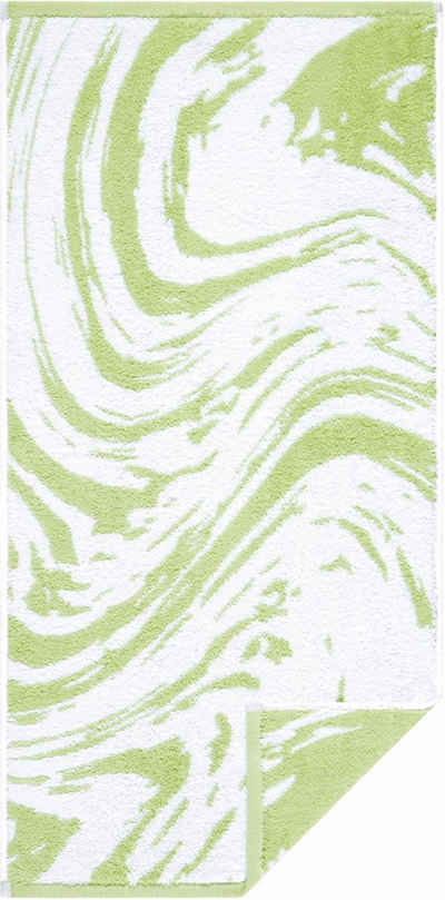 Egeria Badetuch Marble, Walkfrottee (1-St), graphisches Muster, 100% Baumwolle