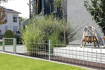 Alberts Zauneinzeltür Madrid, Breite: 100 cm, Höhe 80 und 100 cm, feuerverzinkt