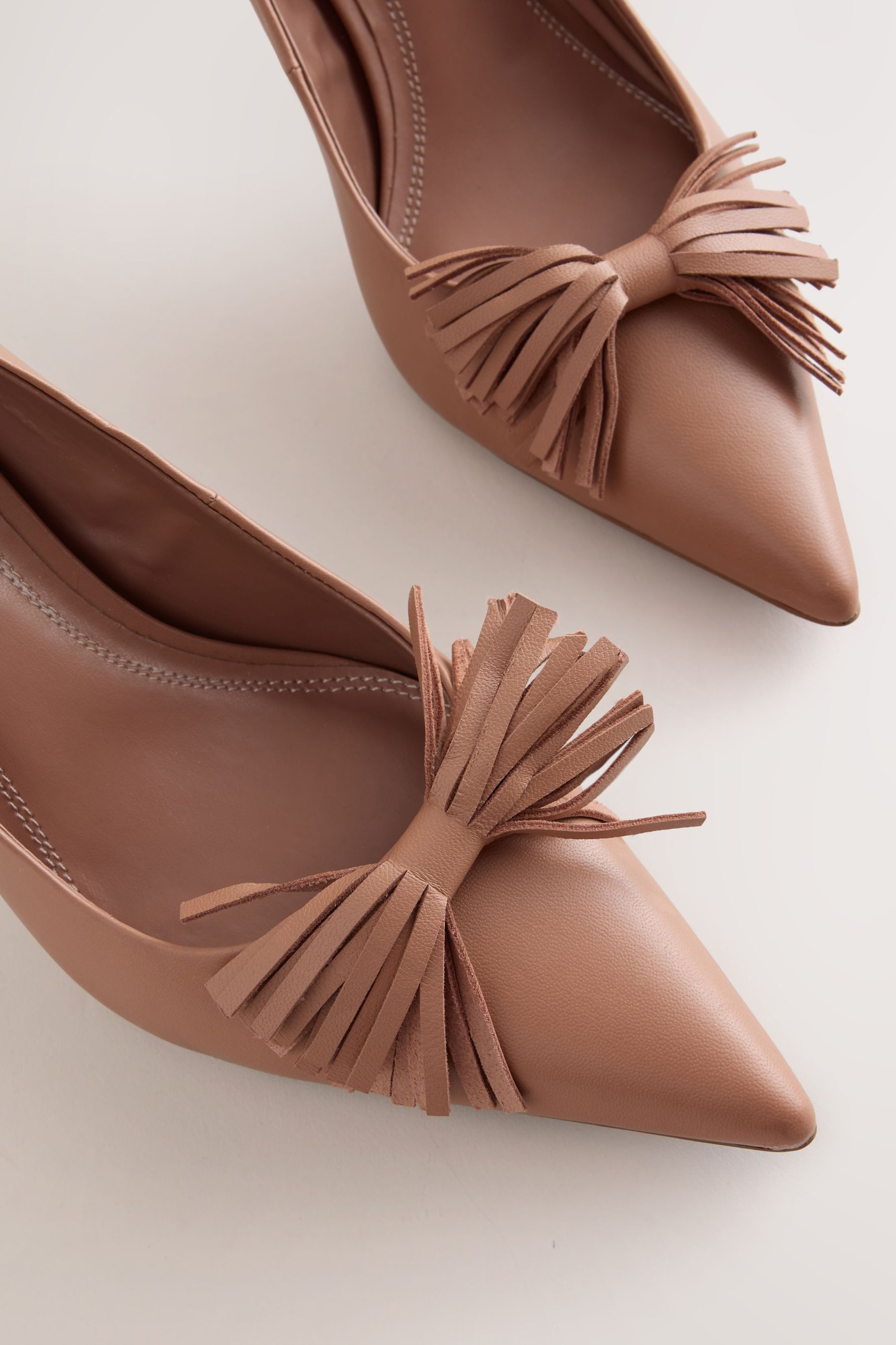 Next Forever Comfort® Pumps aus Leder mit Fransen Pumps (1-tlg)