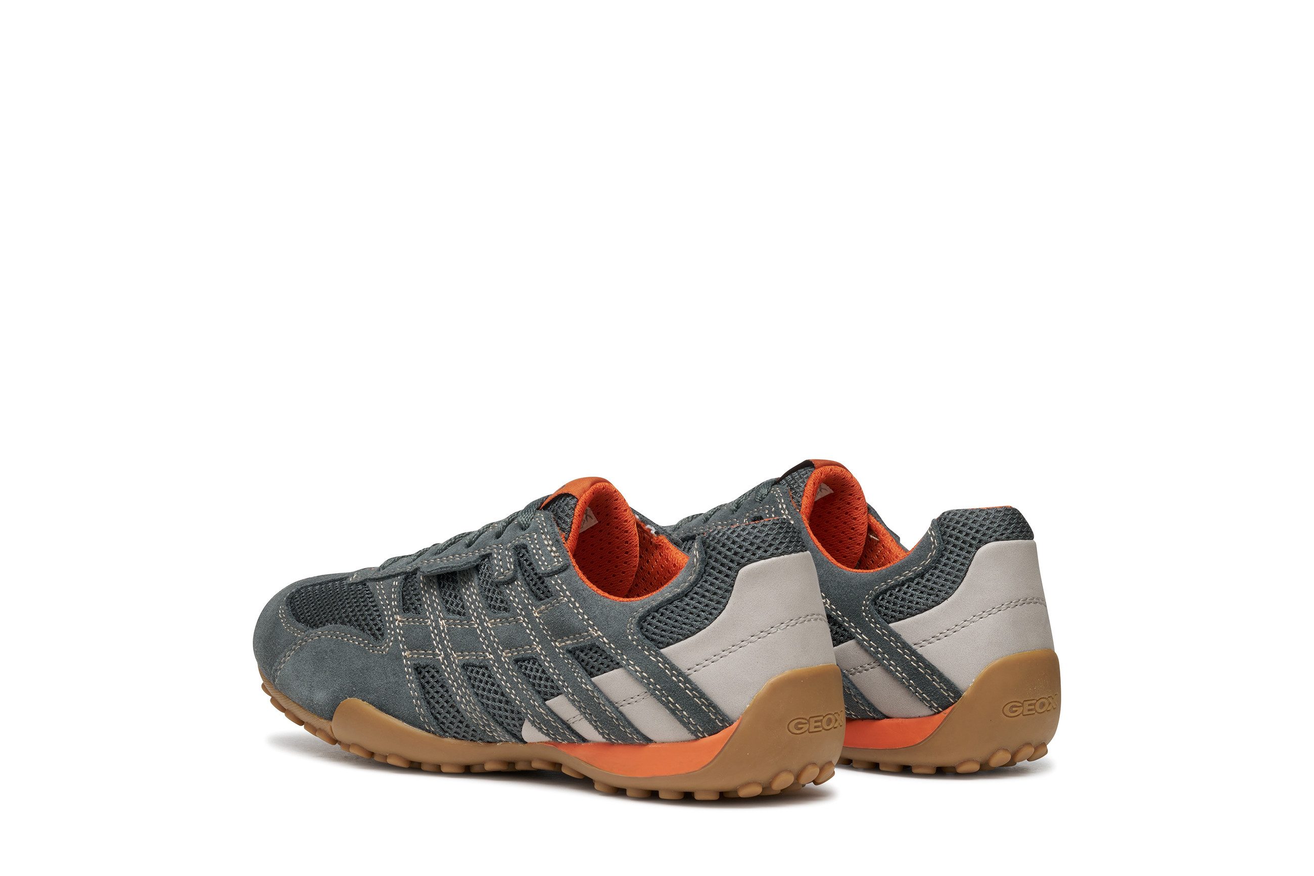 Geox U SNAKE ORIGINAL Schnürschuh, Schnürschuh, Freizeitschuh, Trekking Sneaker mit Lederinnensohle