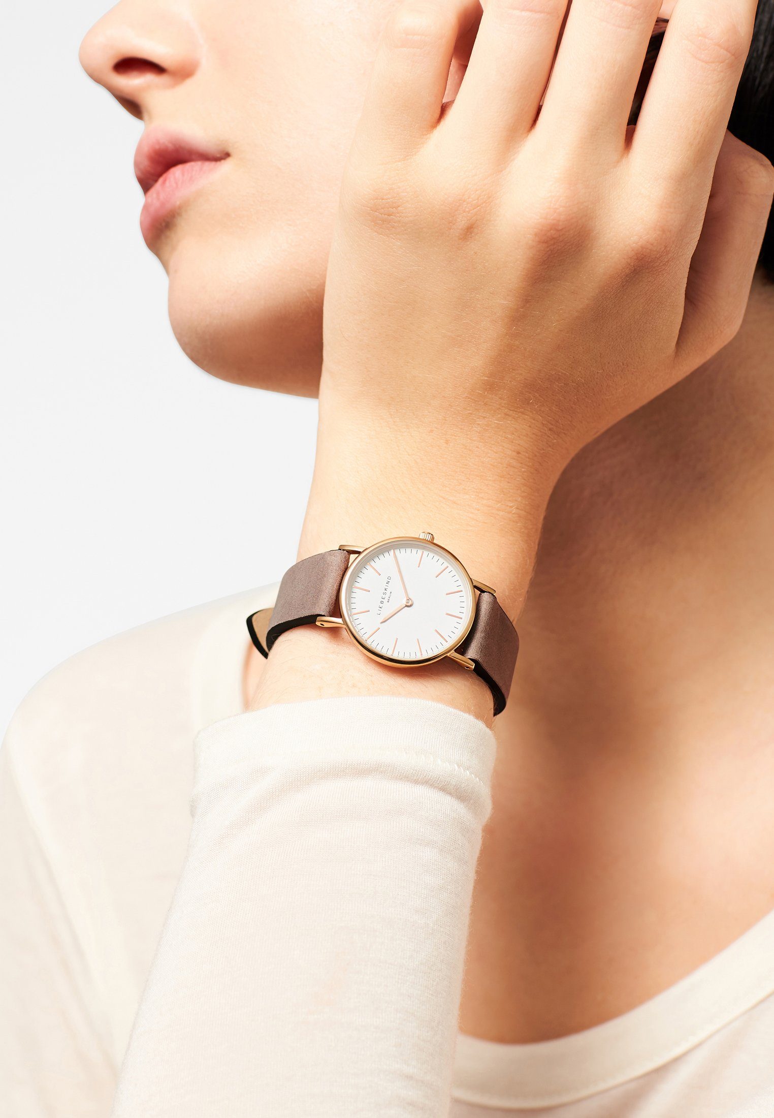 Liebeskind Berlin Quarzuhr Armbanduhr Echtleder – Bild 2 von 5