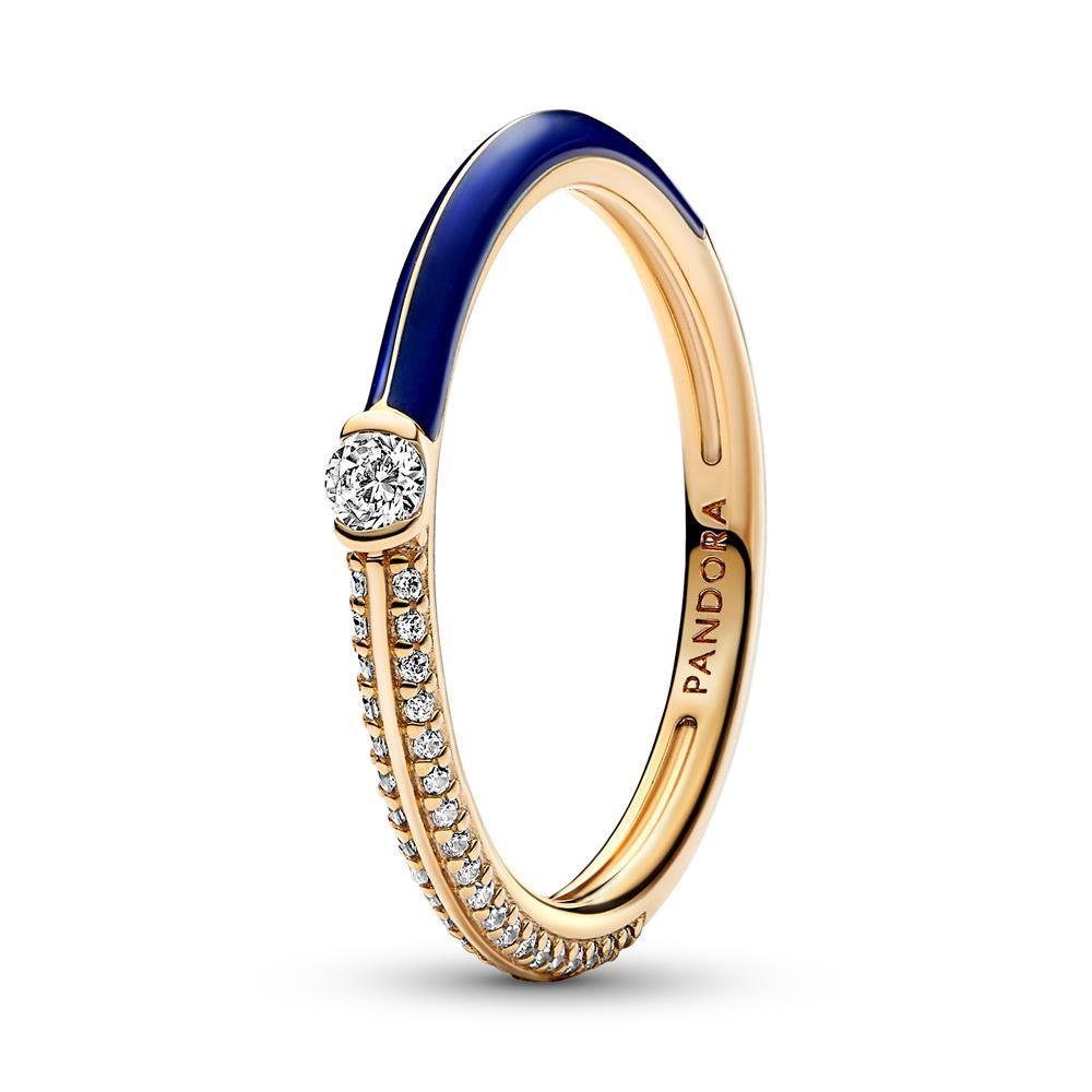 Pandora Fingerring PANDORA ME Ring für Damen, blau und gold