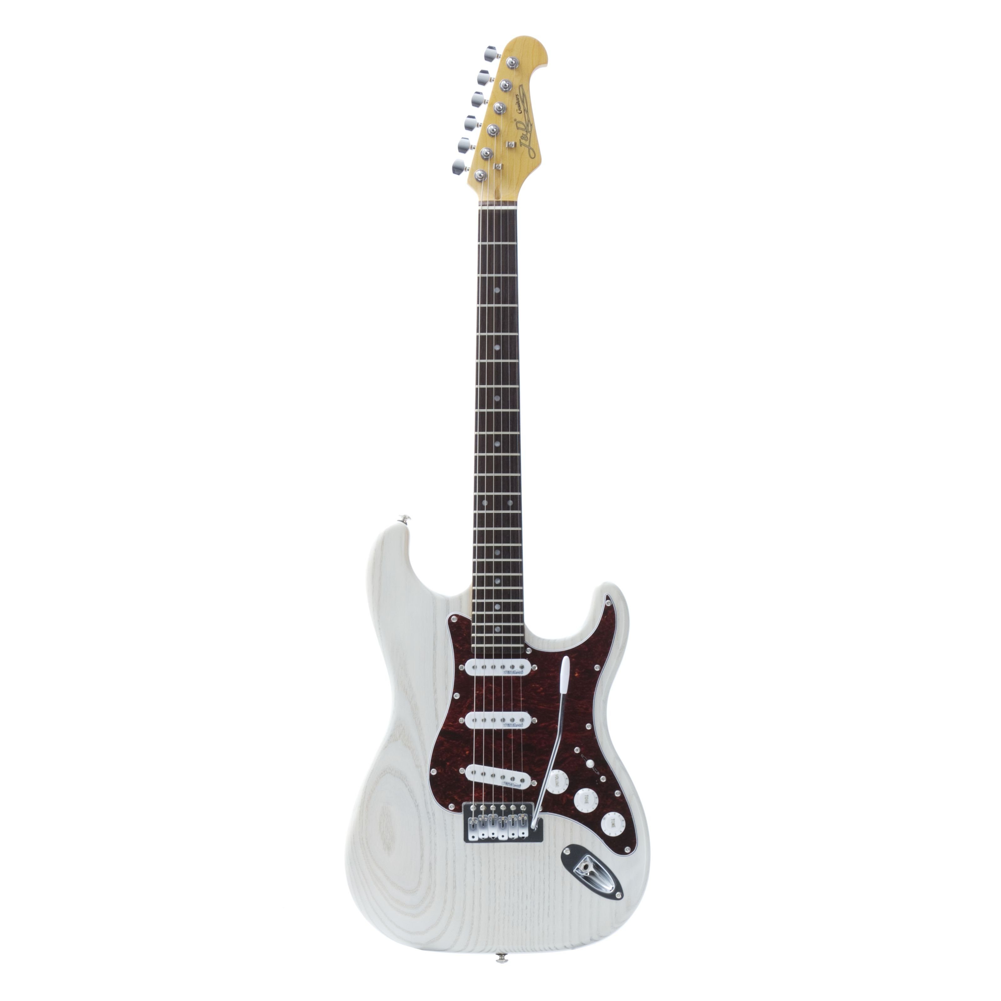 J & D E-Gitarre, ST Vintage Ash Satin White - E-Gitarre