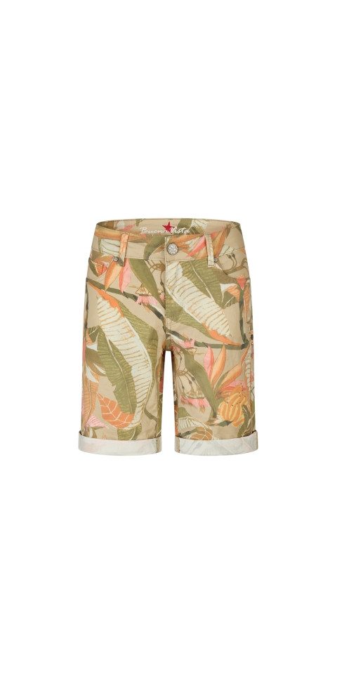 Buena Vista Shorts Italy-Short summer twill - gemusterte Shorts - Damenshorts