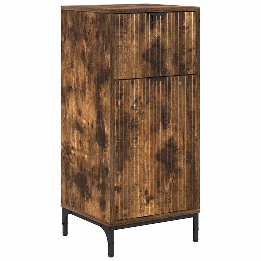 vidaXL Badezimmerspiegelschrank Badezimmer Schrank Räuchereiche 39,5 günstig online kaufen