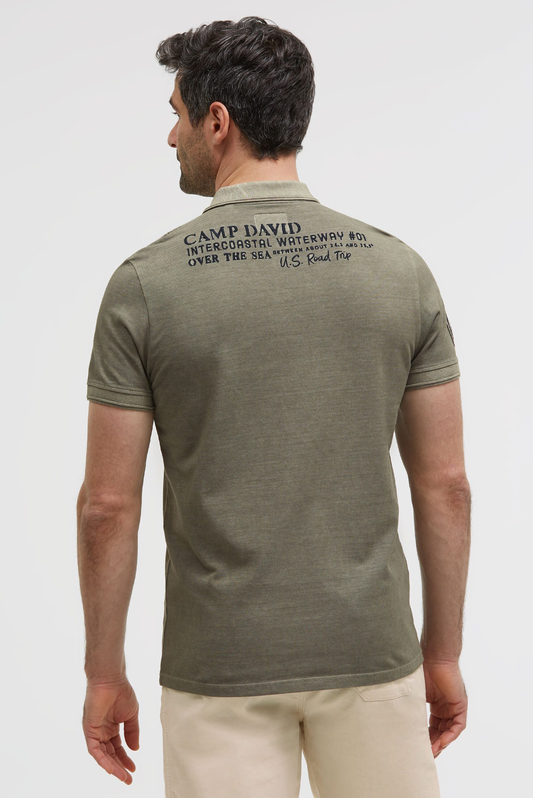 CAMP DAVID Poloshirt aus Baumwolle