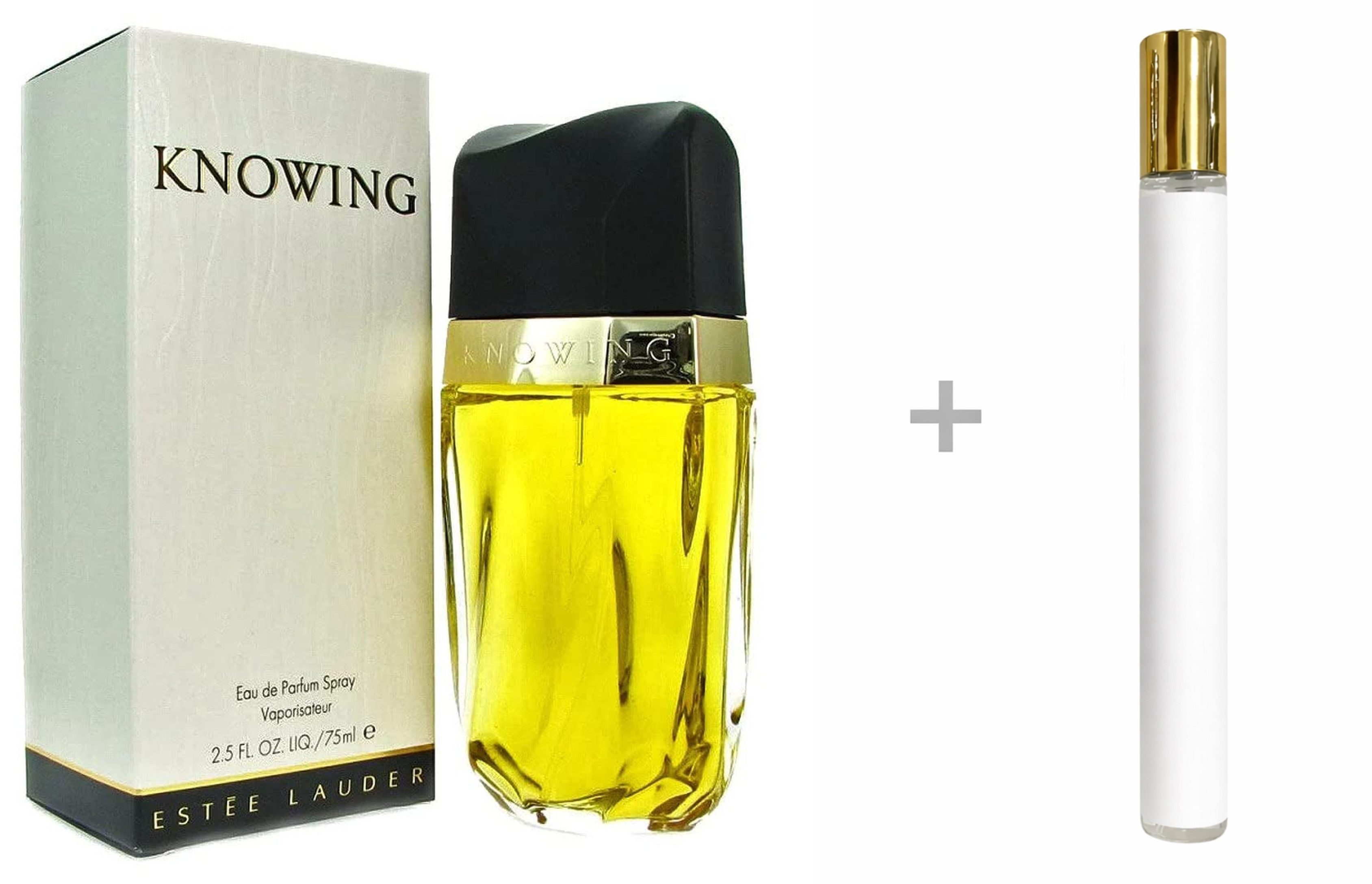 ESTÉE LAUDER Duft-Set Knowing Eau de Parfum (EDP) Damen Spray mit Reiseduft, Warm-blumig-holziger Duft mit Rose, Jasmin, Patchouli und Orange