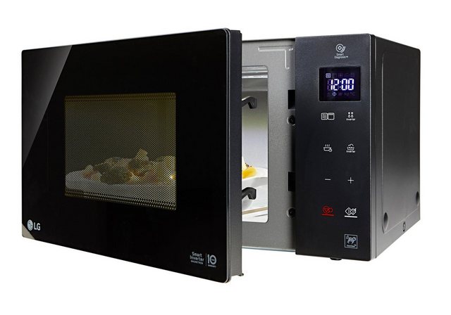 LG Electronics NeoChef MH 6535 GIS Mikrowelle mit Grill / 1000 W / 25 L / Digital display / schwarz