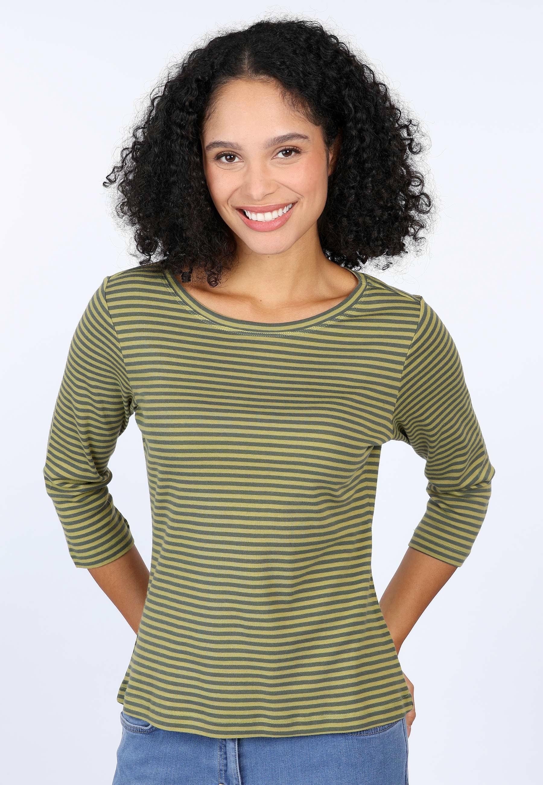 Deerberg Langarmshirt Pitta stripe günstig online kaufen