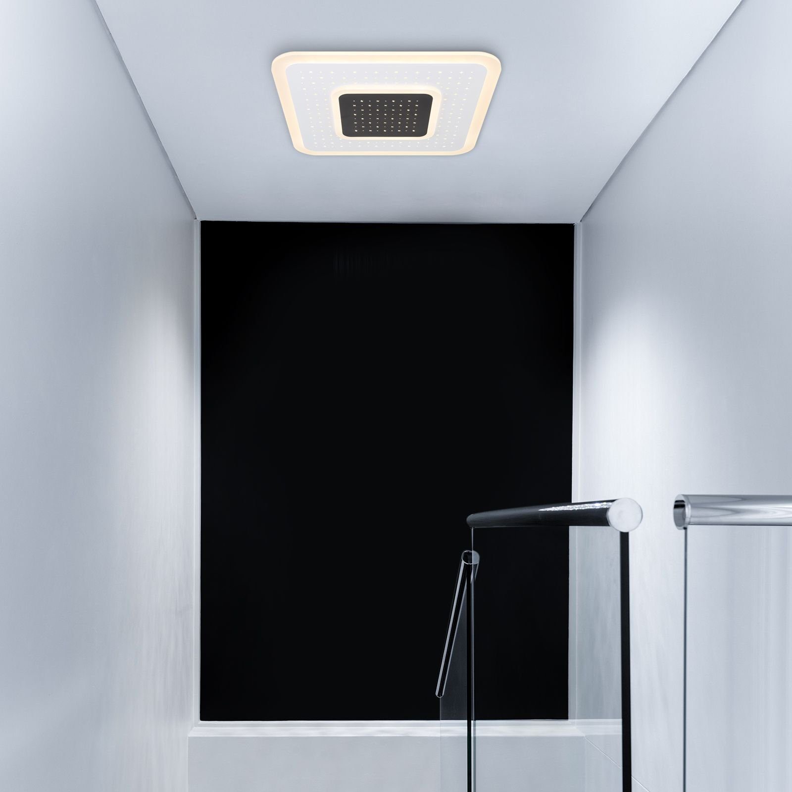 Deckenlampe Globo GLOBO Fernbedienung LED Deckenleuchte Dimmbar Deckenleuchte Wohnzimmer