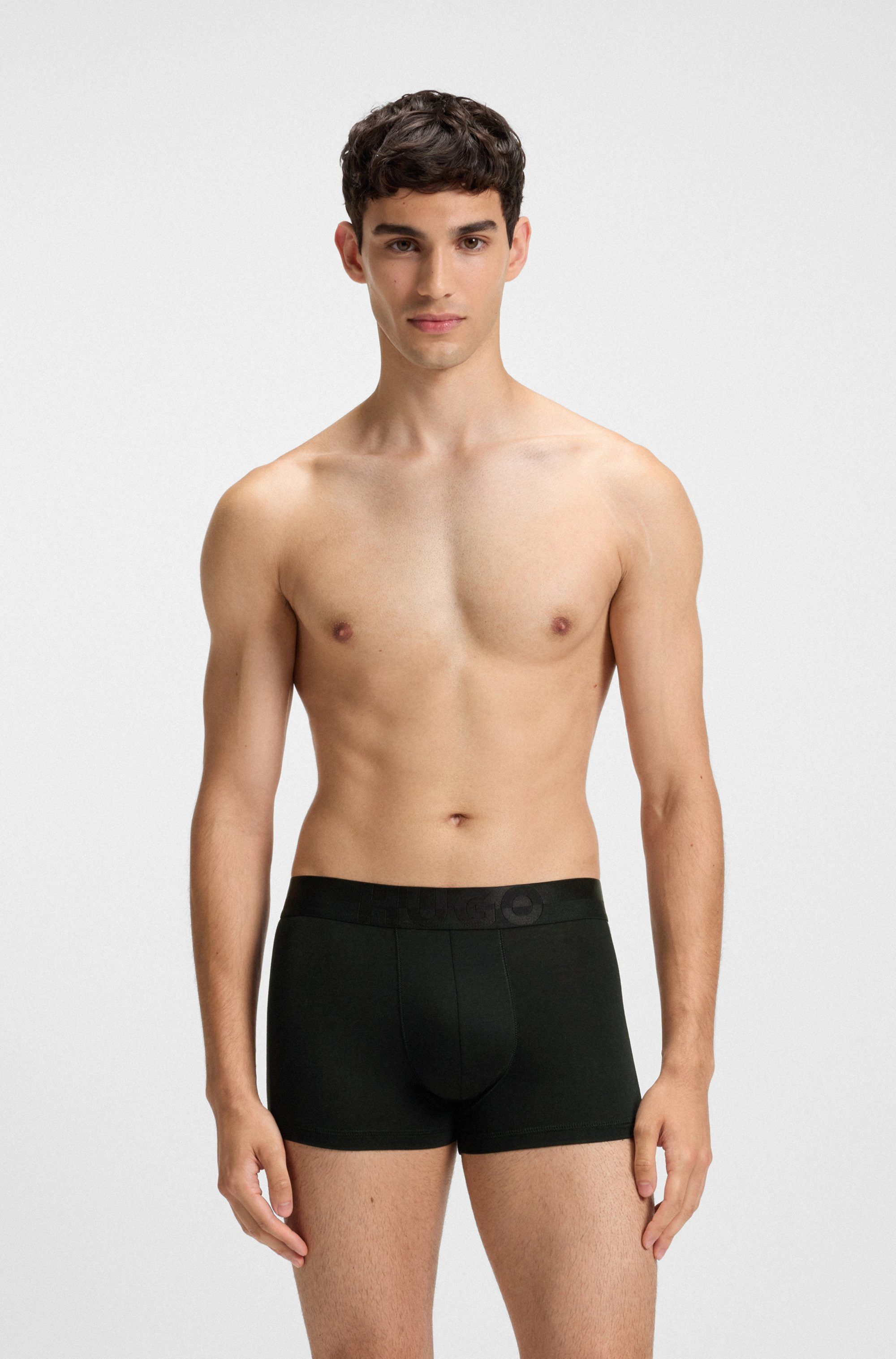 HUGO Boxershorts TRUNK TR. SPLIT LOGO günstig online kaufen
