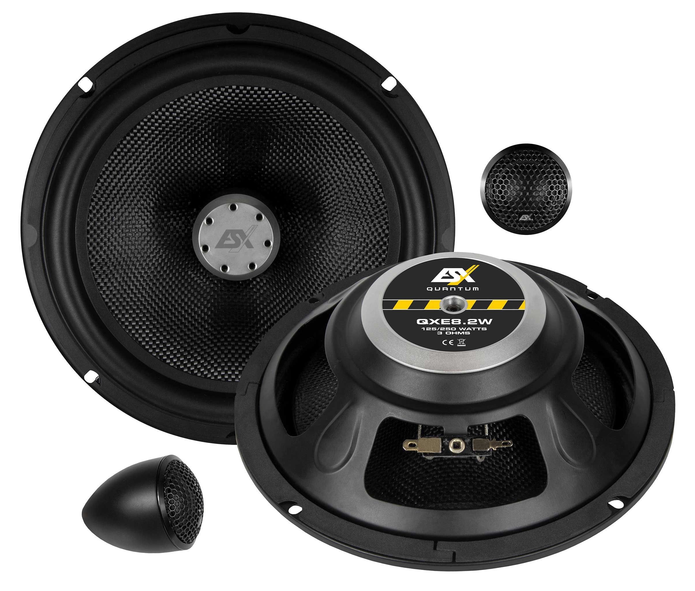 ESX QXE8.2C 2-Wege 20cm Lautsprecher Auto-Lautsprecher (125 W)
