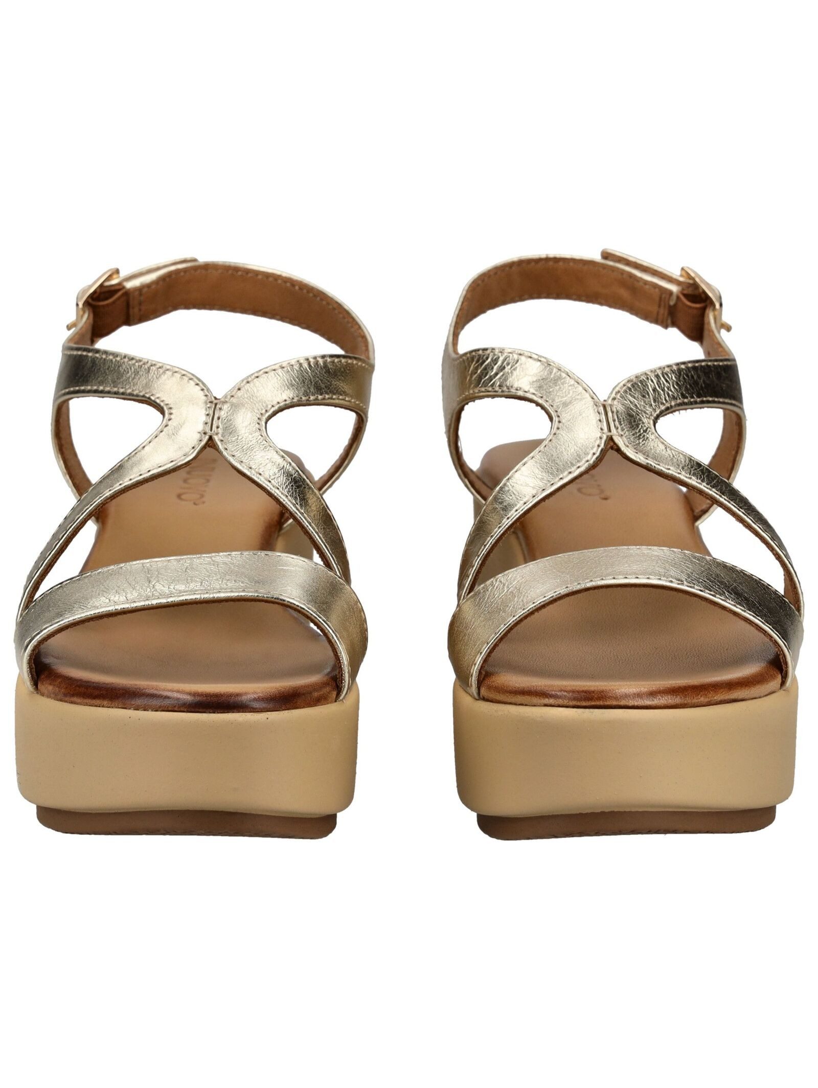 INUOVO Sandalen Leder . Keilsandalette