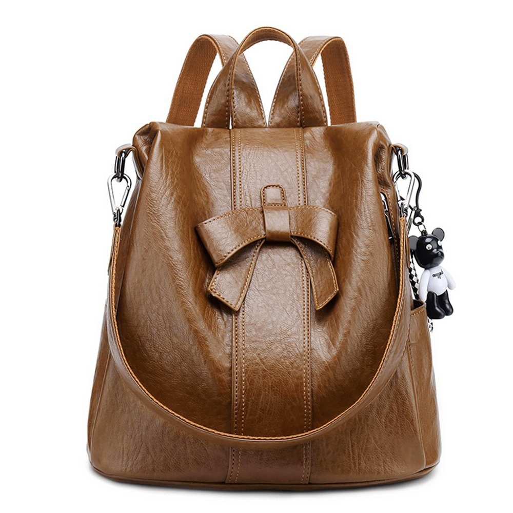 zggzerg Aufbewahrungsbox Rucksack Damen Wasserdicht Leder günstig online kaufen