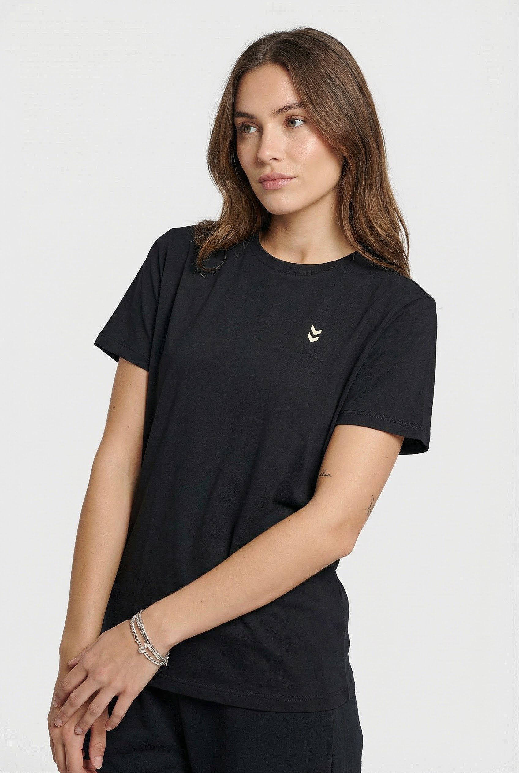 hummel T-Shirt HMLPULSE W T-SHIRT normale Passform, gerader Abschluss