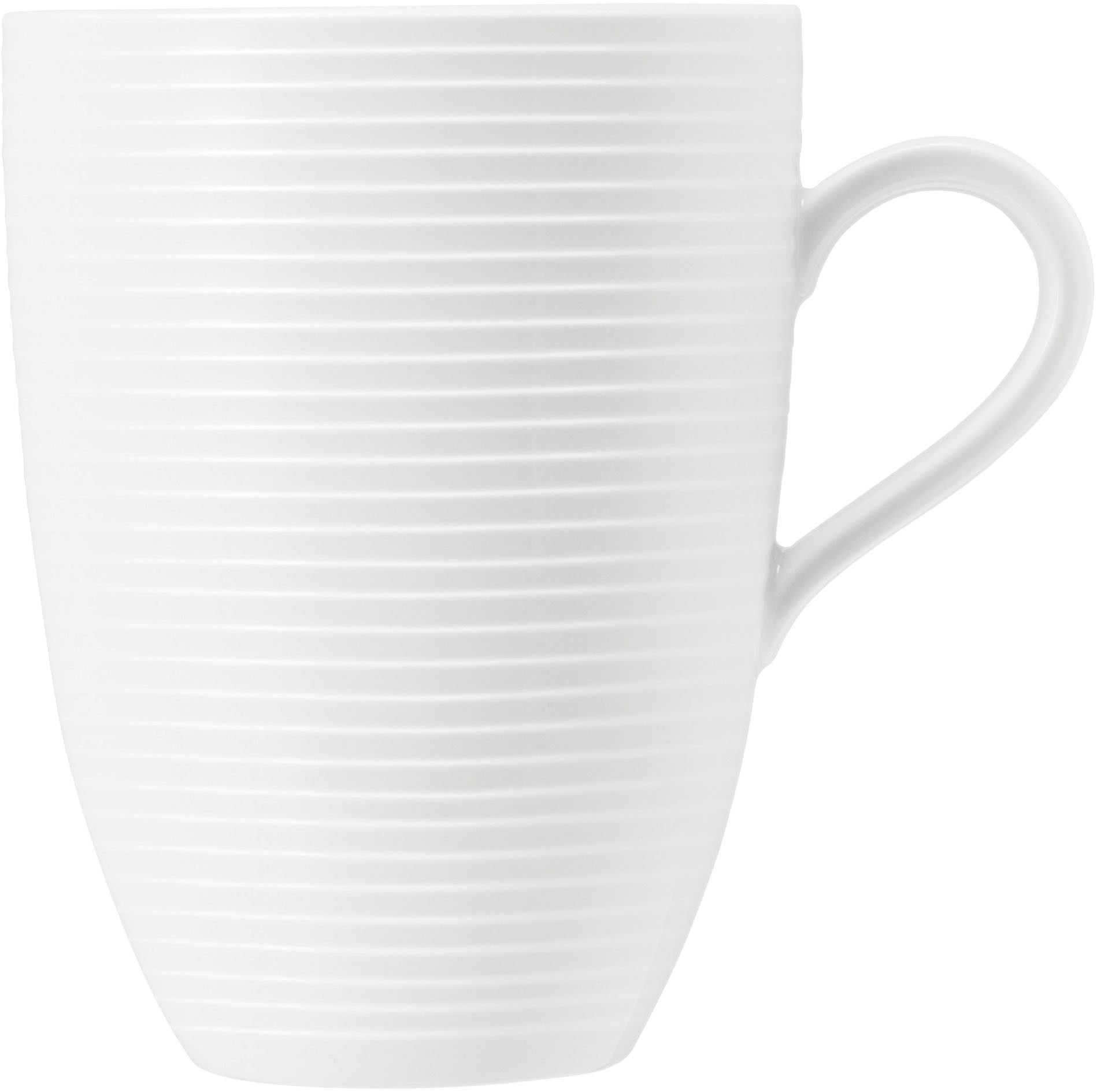 Seltmann Weiden Frühstücks-Geschirrset Geschirr-Set, 18 Teile, Beat (18-tlg), 6 Personen, Porzellan, Tassen, Untertassen, Teller, Made in Germany, 18 Teile, für 6 Personen
