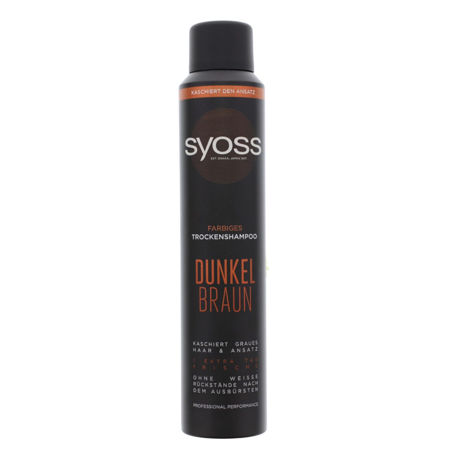 Syoss Haarshampoo Syoss Trockenshampoo Dunkelbraun 200ml ohne Rückstände zur Farbauffris