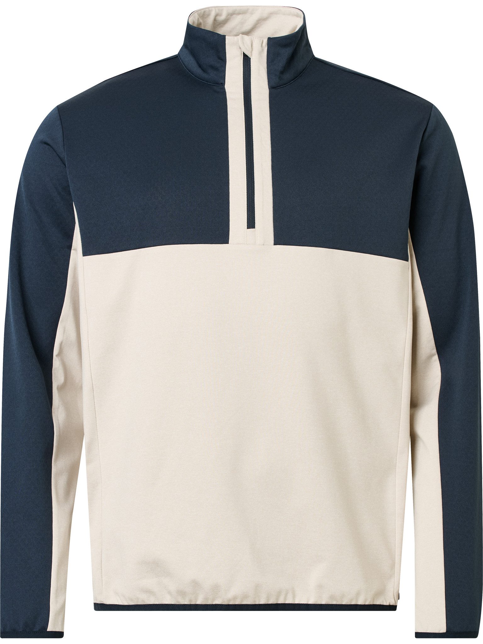 Abacus Sportswear Longsweatshirt Abacus Golf Layer Erne 1/2-Zip Beige-Dunkelblau Herren