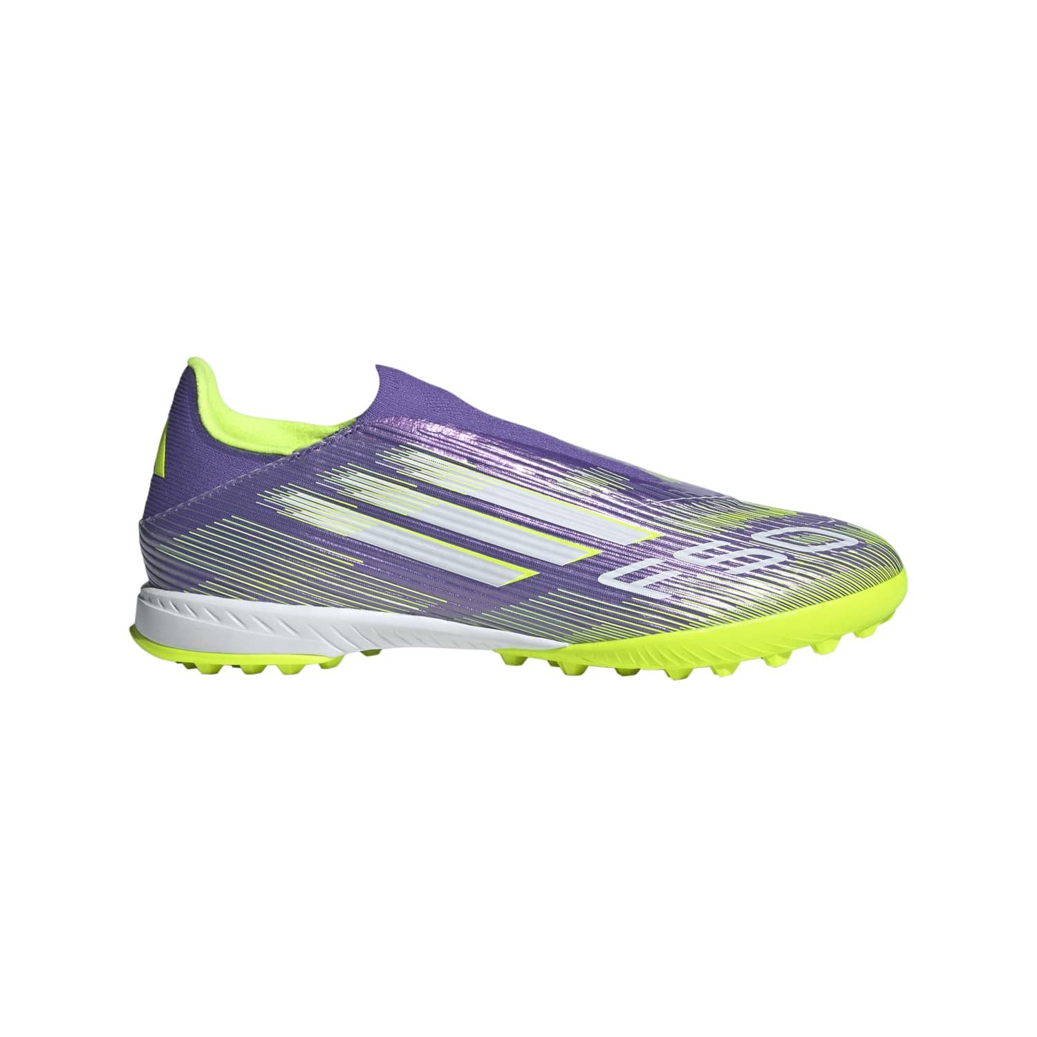 adidas Performance F50 League LL TF (Kunstrasen, Hart-Aschenplätze) purple/lime Herren Fußballschuh