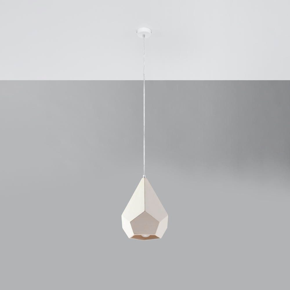 famlights Pendelleuchte famlights, Pendelleuchte Pino in Weiß E27