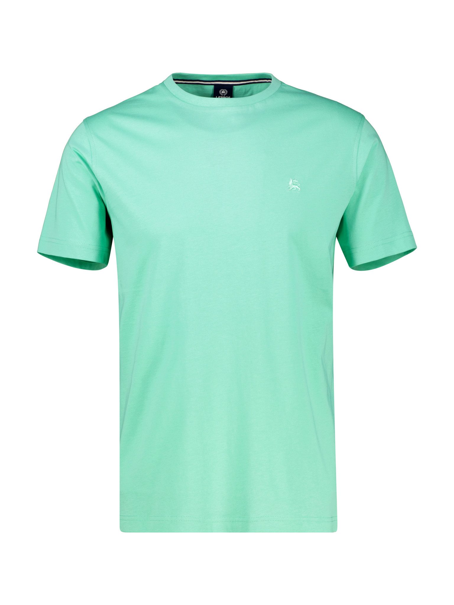 LERROS T-Shirt mit Logo-Stickerei