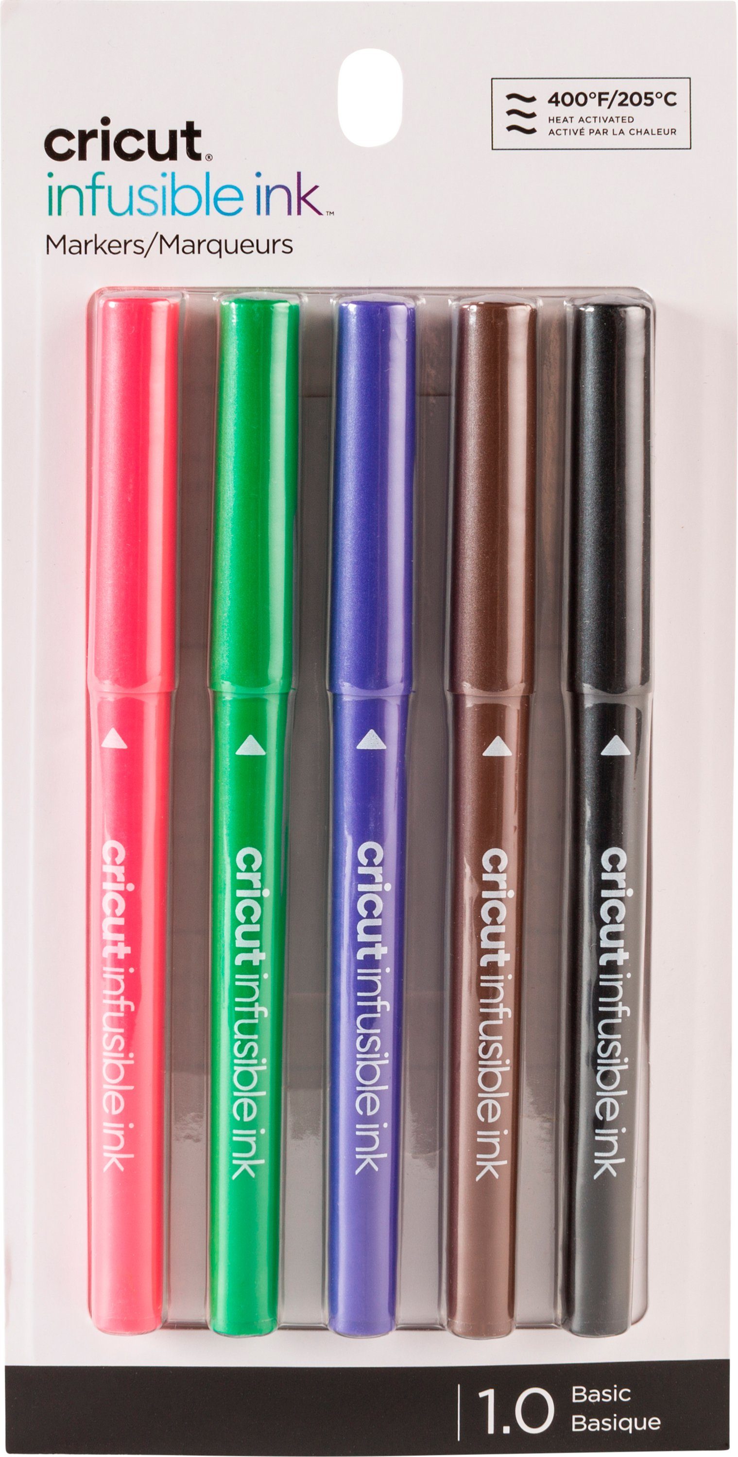 Cricut Malstift Карандаши Point Pen Infusible Ink Medium, 1 mm 5er-Set