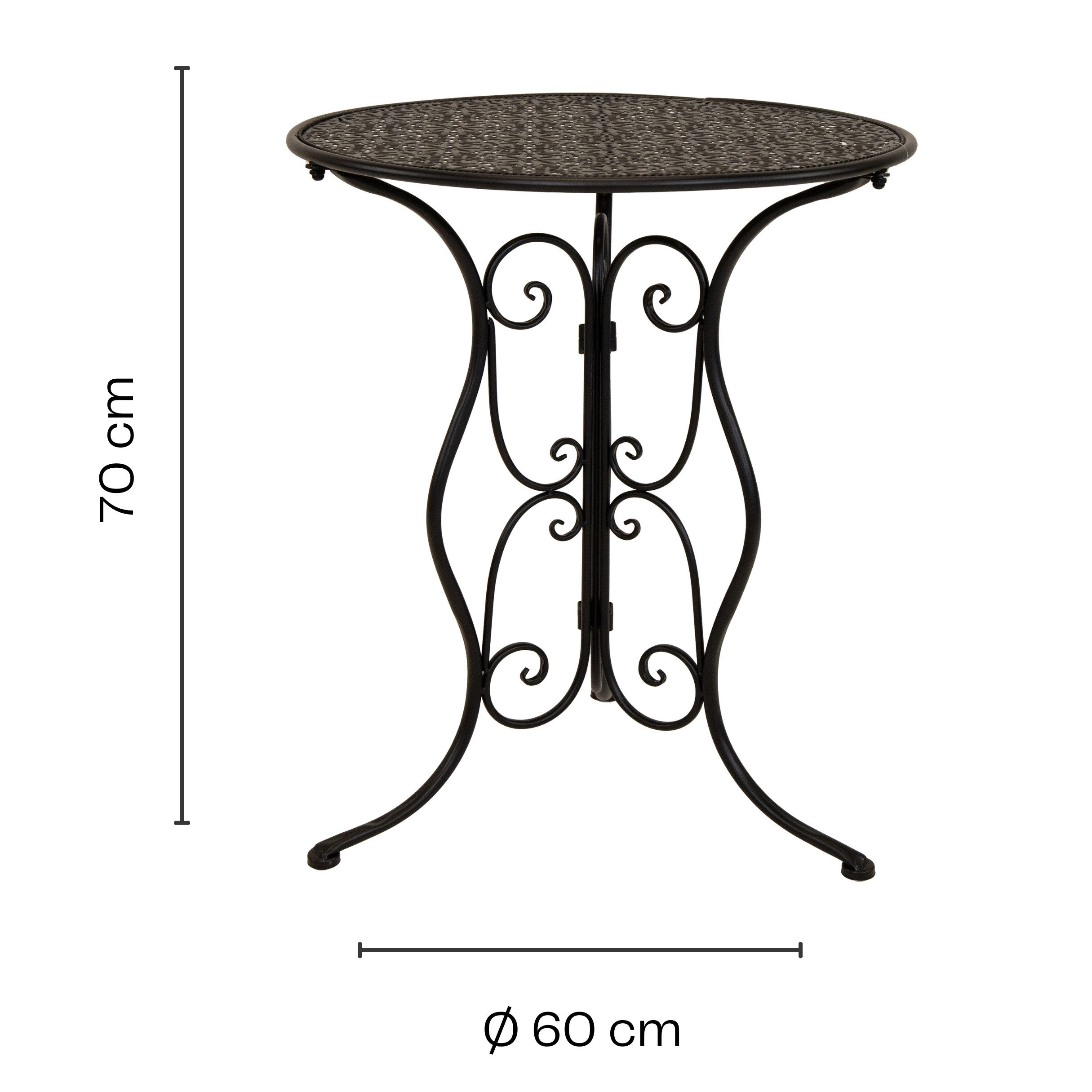 Annastore Sitzgruppe Balkonmöbel Set aus Eisen günstig online kaufen