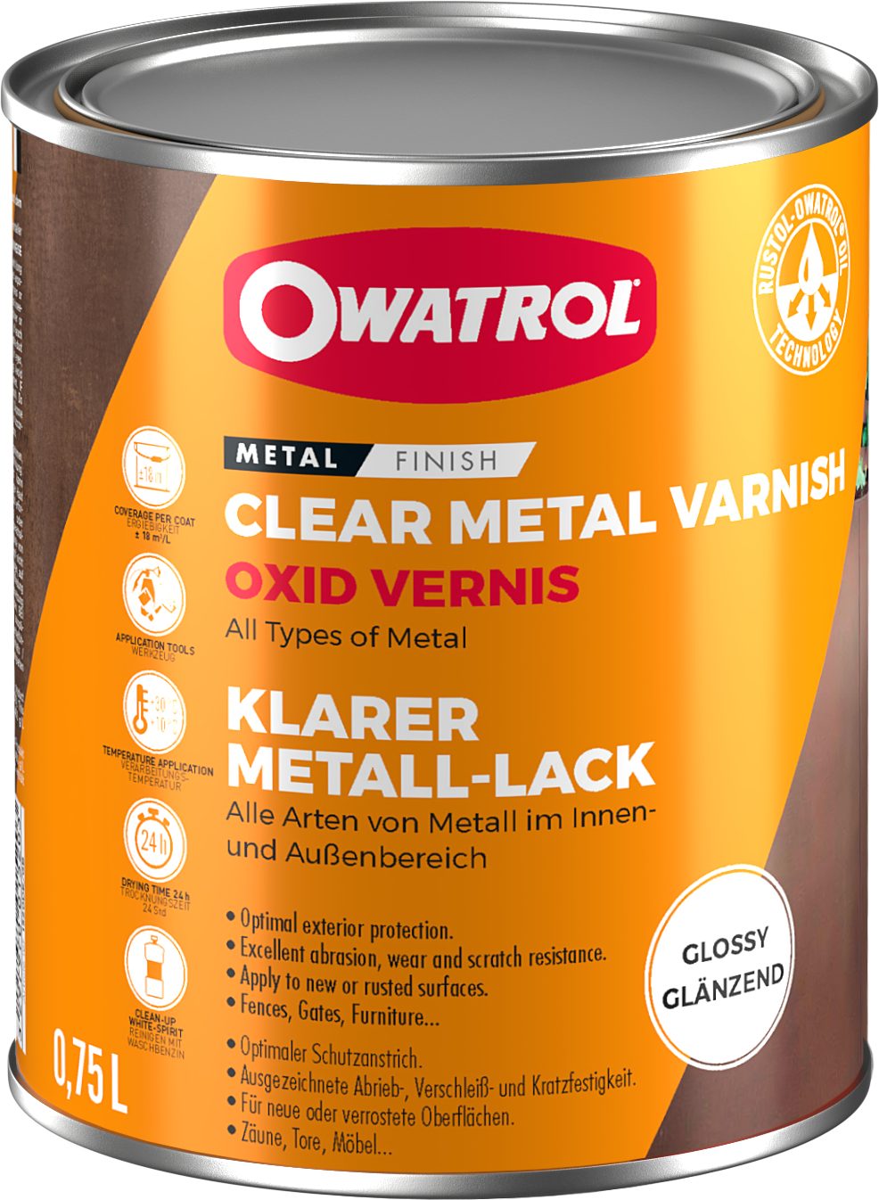OWATROL Klarlack Oxid Vernis Glänzend