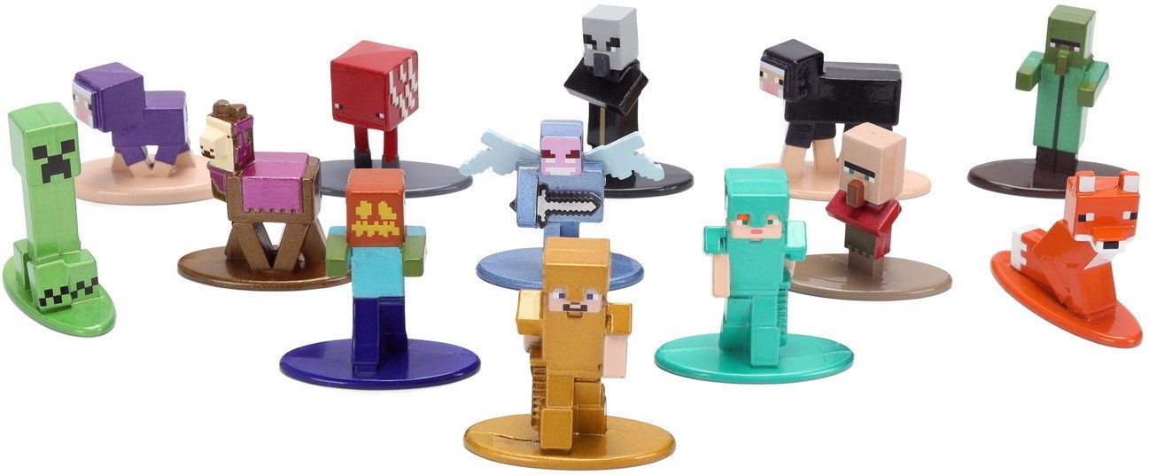 JADA Actionfigur Sammelfigur Minecraft Nanofigs 1 von 13 Blind Bag 9336791314R00
