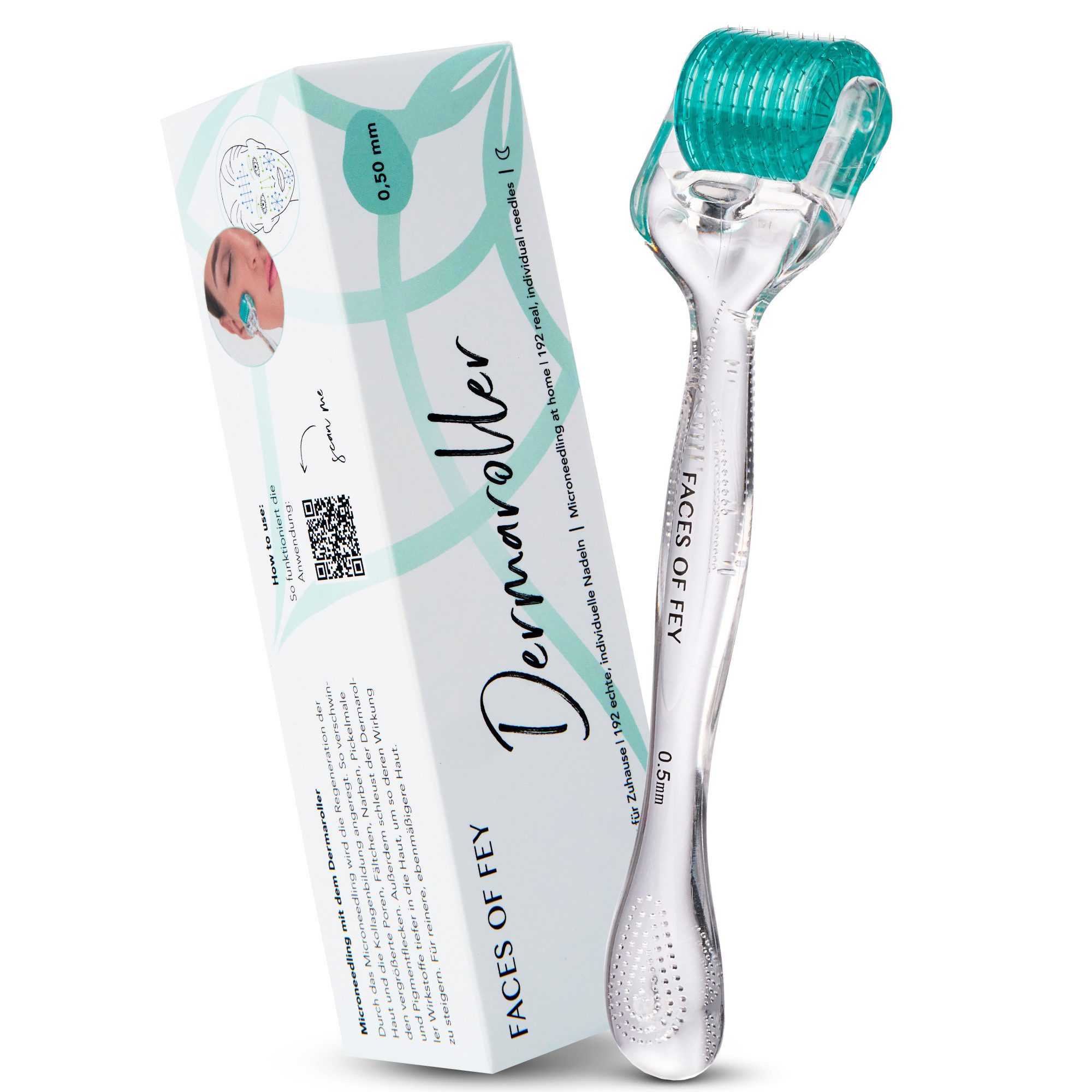 FACES OF FEY Dermaroller 192 ECHTE Nadeln