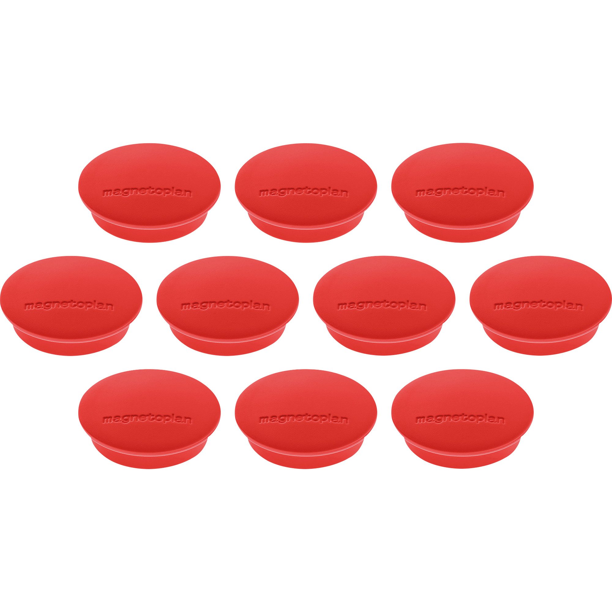 magnetoplan® Magnet Magnet Discofix Junior 1662106 34mm rot 10 Stück (30 Stück)