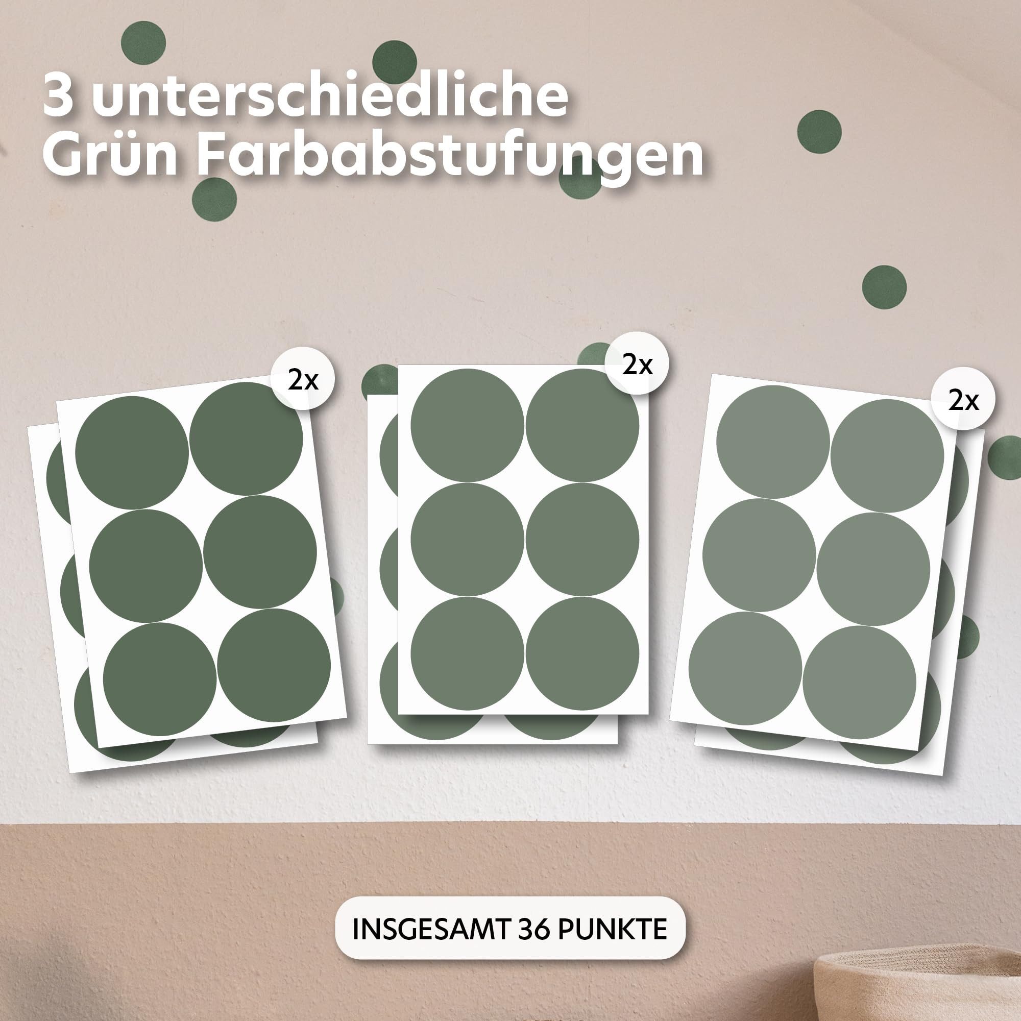 lilimaus Wandsticker Herzen / Punkte für günstig online kaufen