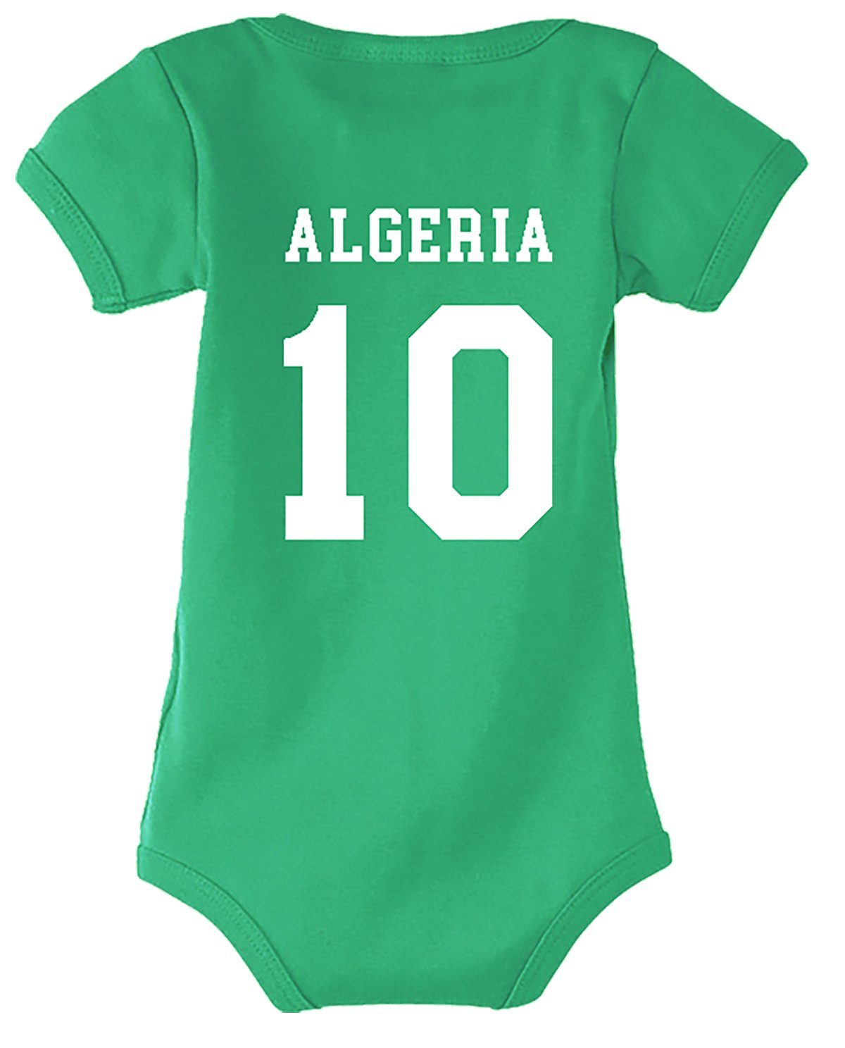 trendigem Kurzarmbody Motiv Algerien Youth Kinder Body mit Designz Strampler Baby