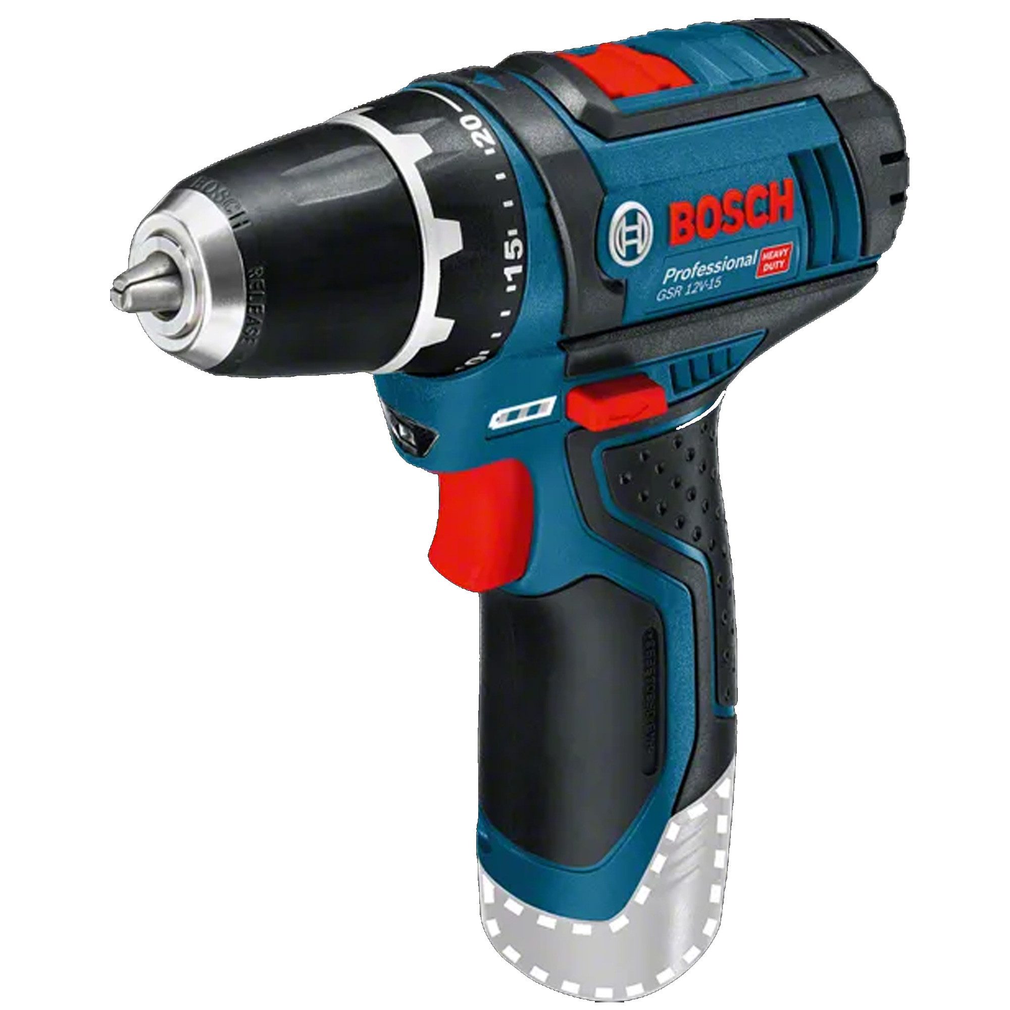 BOSCH Akku-Schrauber Professional GSR 12V-15 Akku-Bohrschrauber