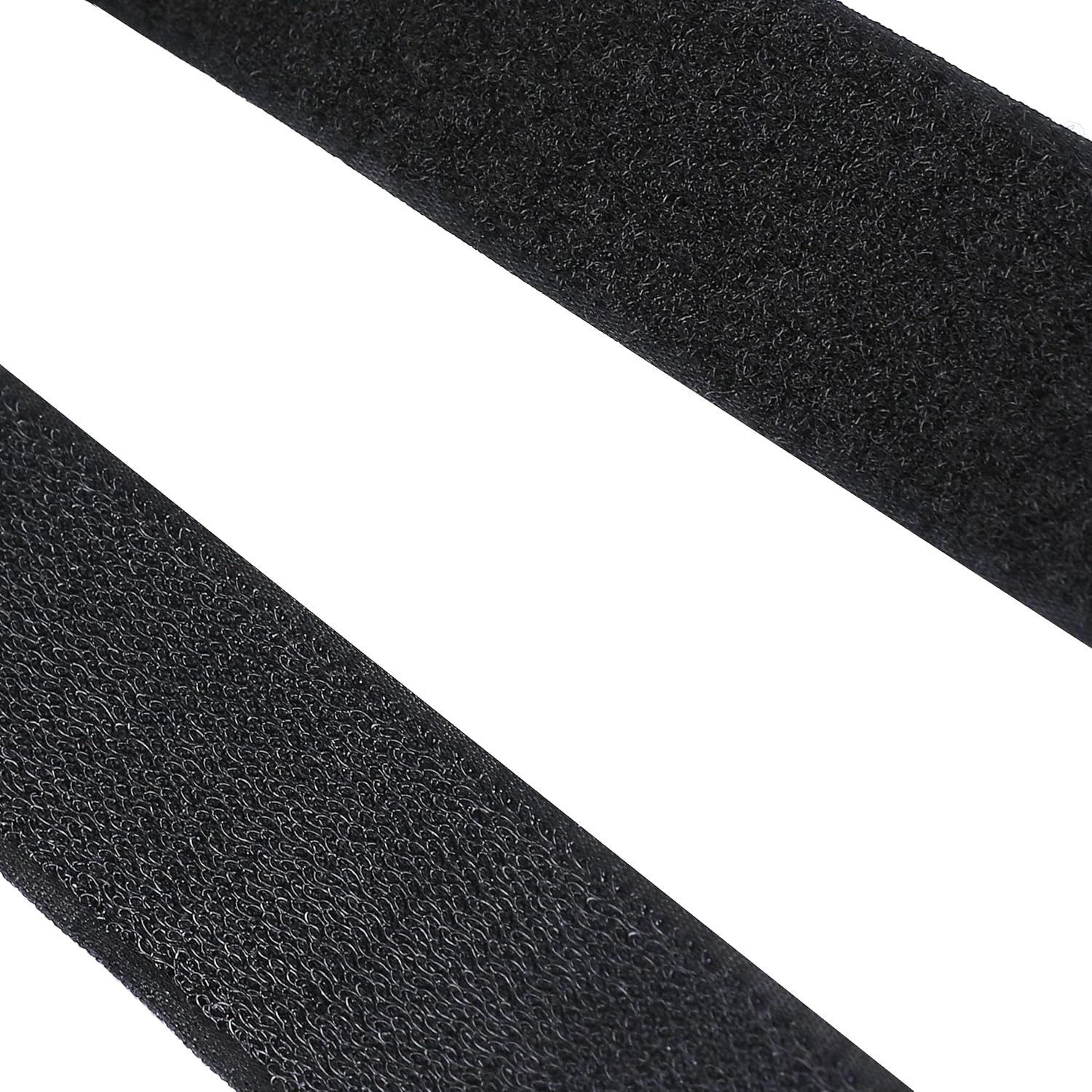 mumbi Klettband Klettband Selbstklebend Extra Stark Schwarz 0,5 m Klettvers günstig online kaufen