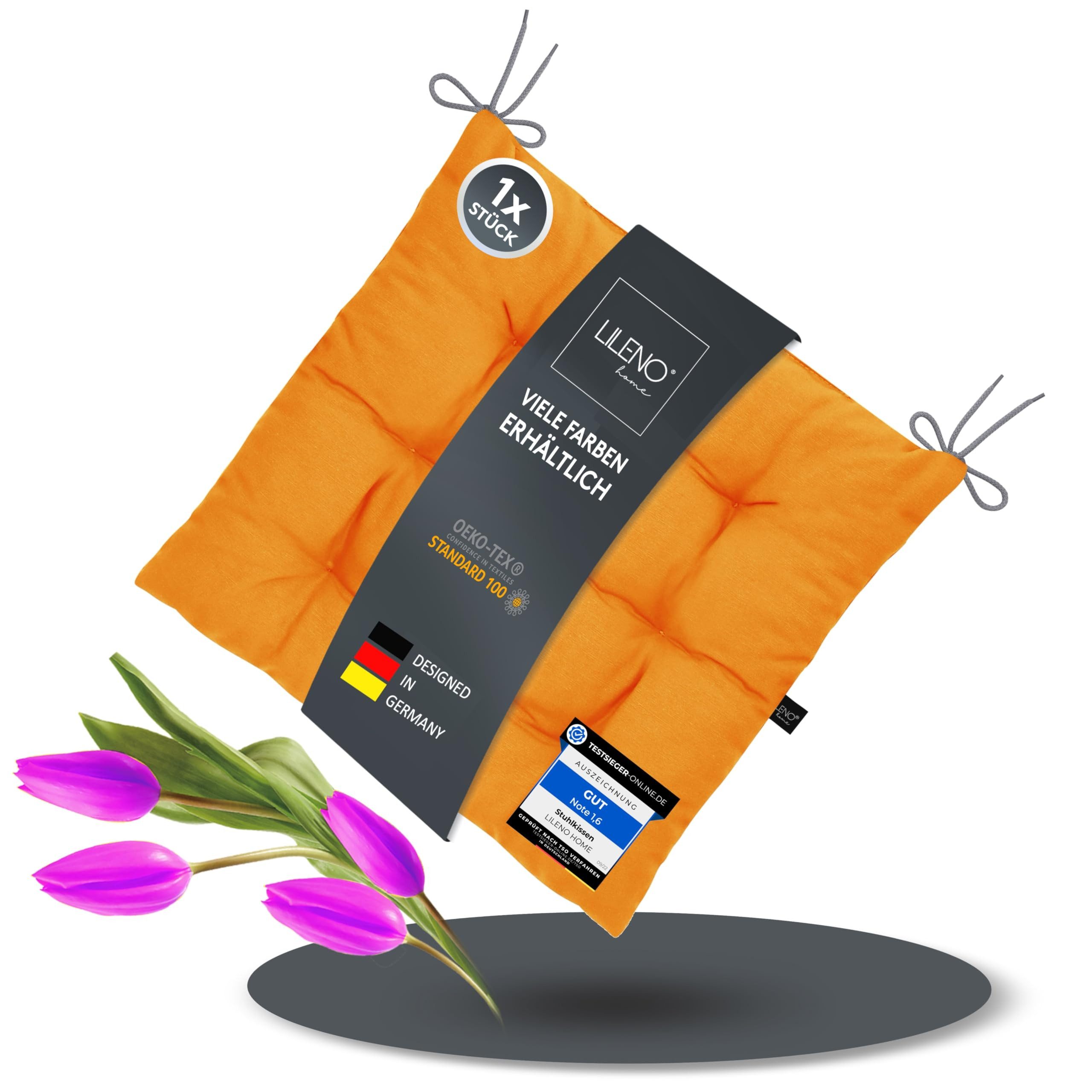 LILENO HOME Stuhlkissen Sitzkissen für Gartenstuhl, günstig online kaufen