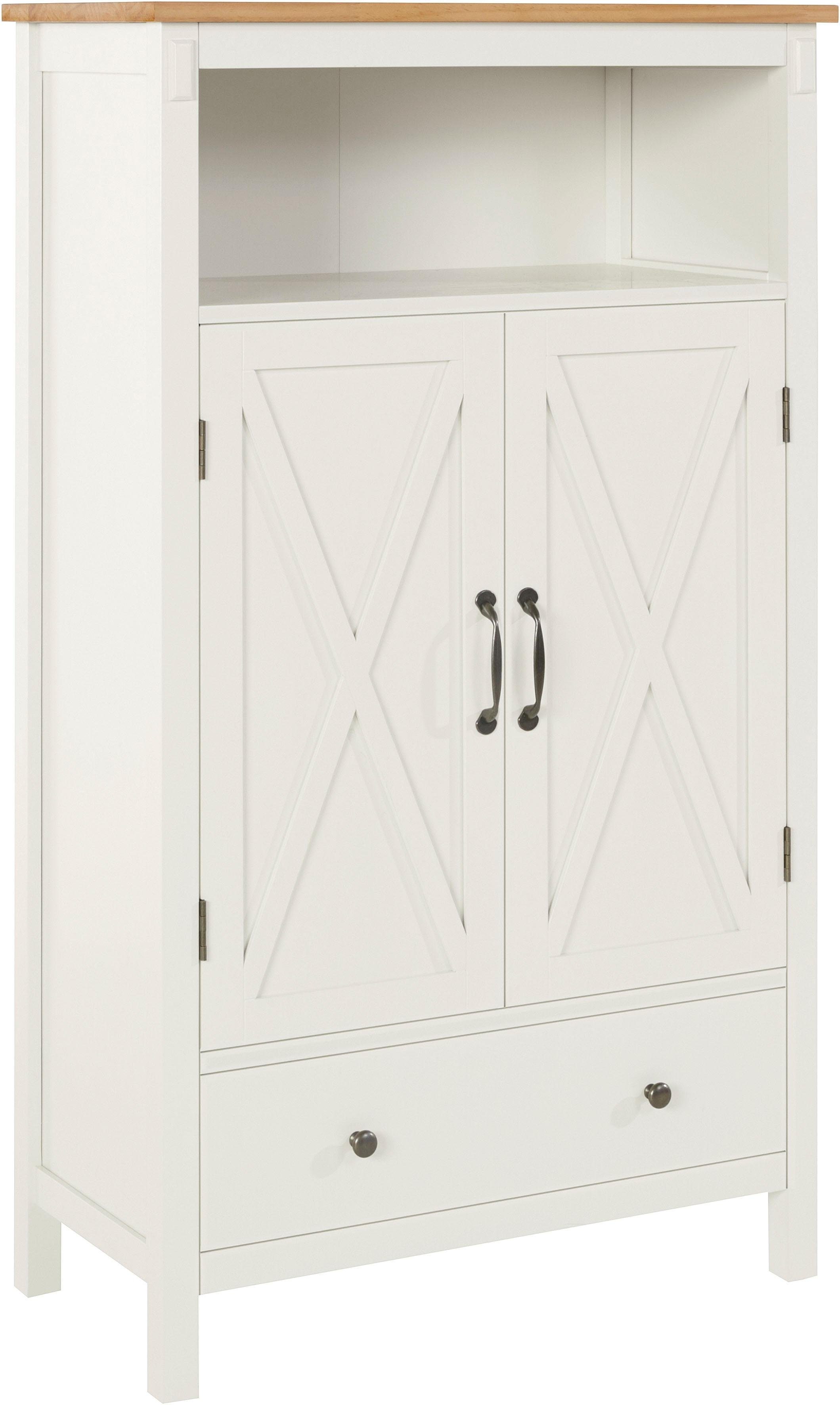 Home affaire Highboard »Cross«, Höhe 120 cm - Home affaire