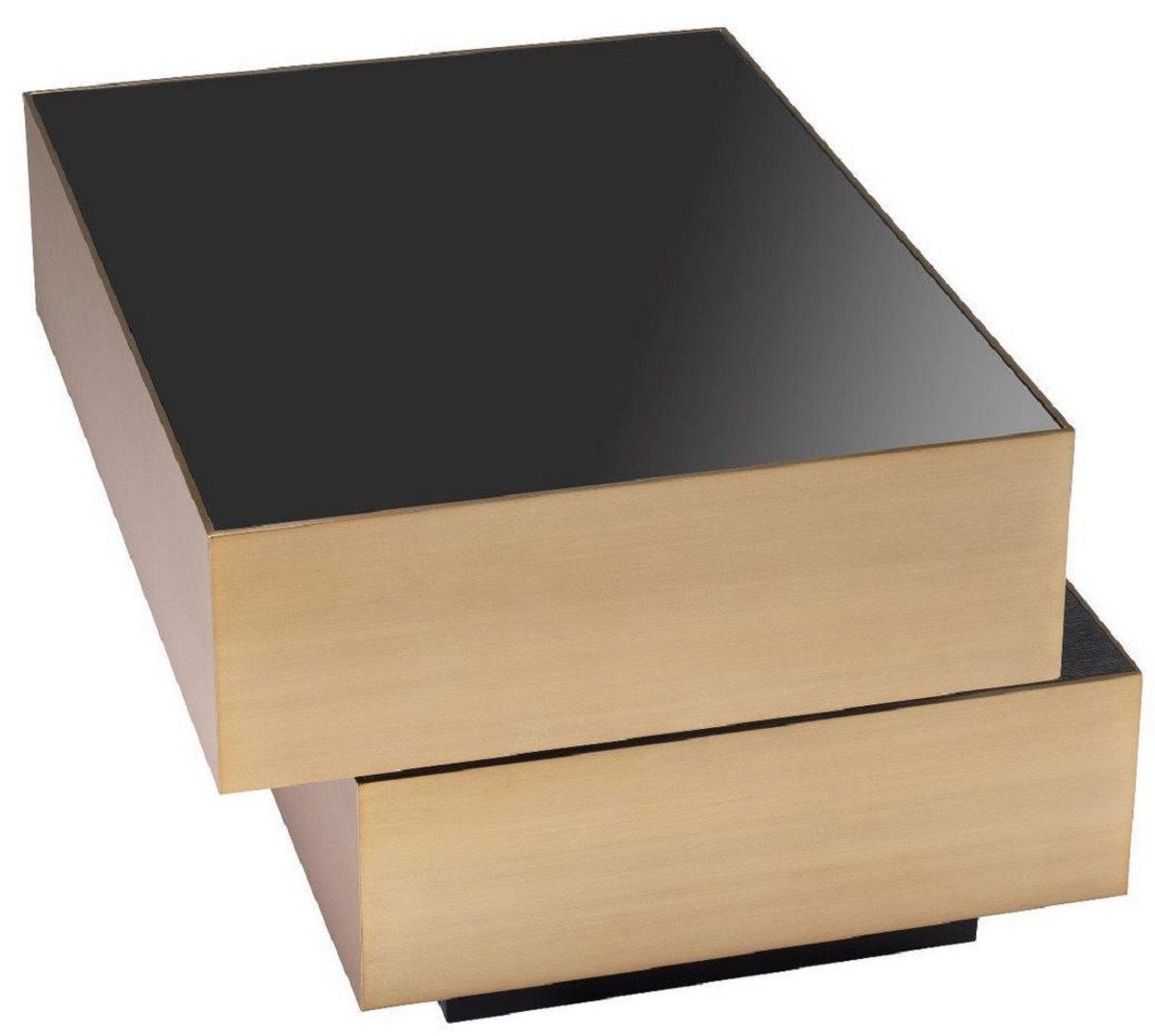 x Messingfarben Qualität - Möbel 62 Anthrazitgrau Luxus - Padrino 48 Casa / Schwarz / Luxus Beistelltisch cm x H. 80 Beistelltisch