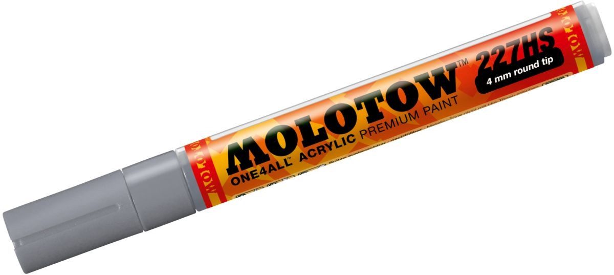 MOLOTOW Permanentmarker Permanentmarker One4All 227 HS nachfüllbar 4mm cool grey pastell